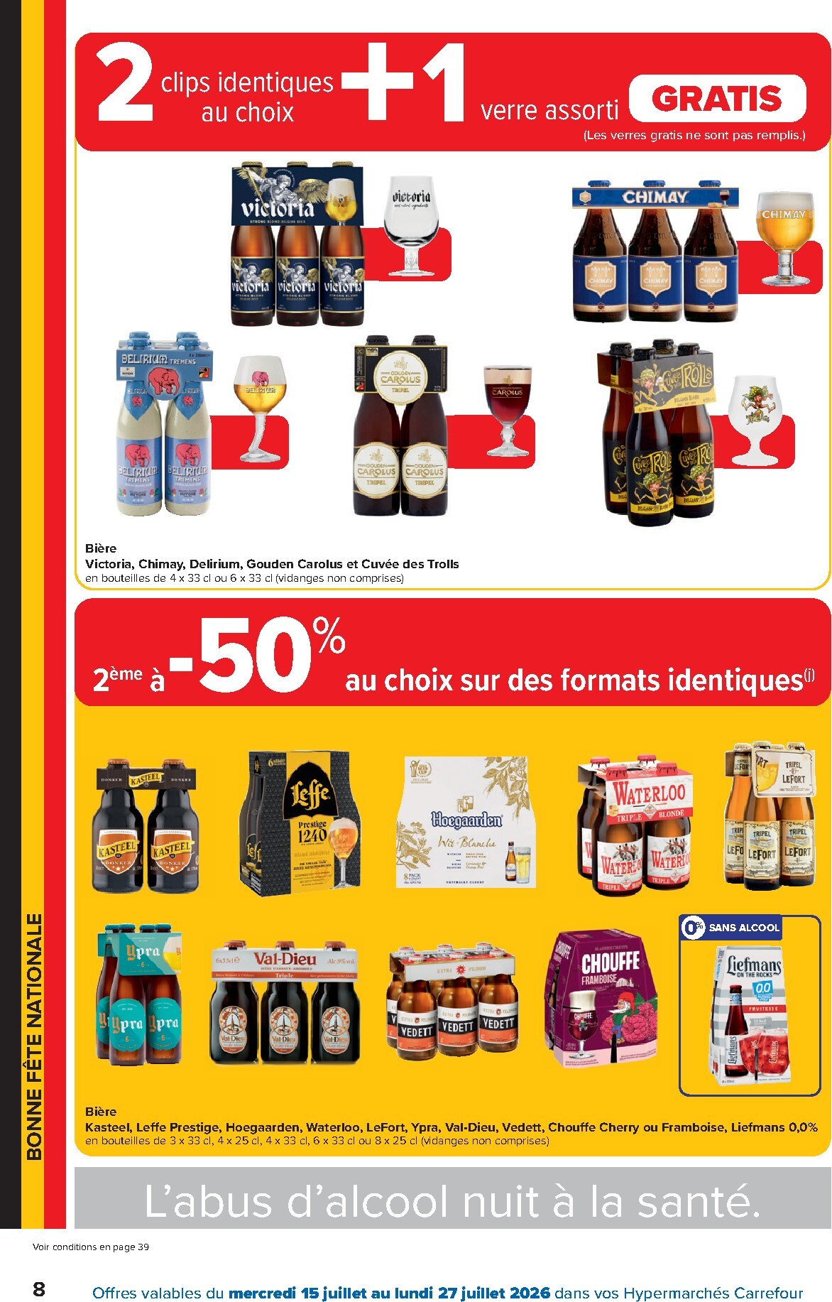 carrefour - Carrefour Hypermarchés folder voor volgende week van woensdag 15/07/2026 tot maandag 27/07/2026 - page: 8