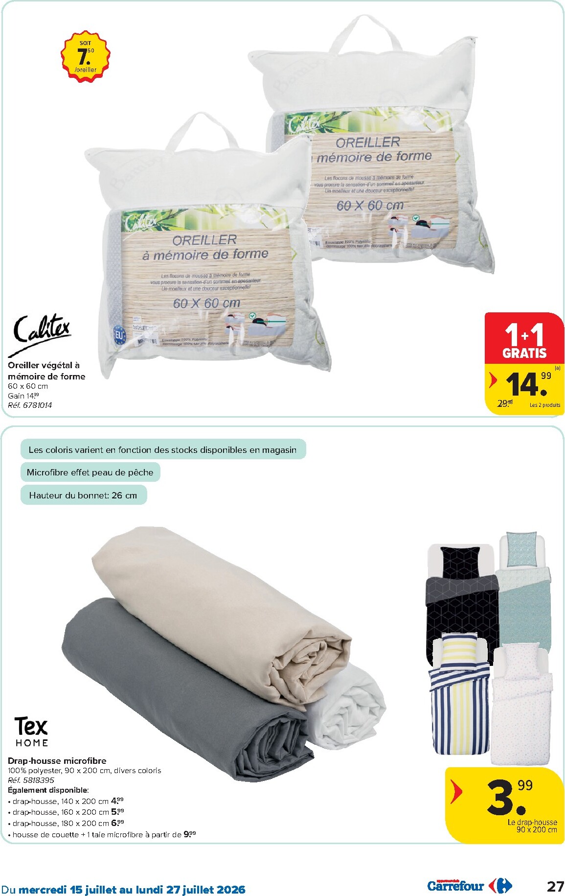carrefour - Carrefour Hypermarchés folder voor volgende week van woensdag 15/07/2026 tot maandag 27/07/2026 - page: 27