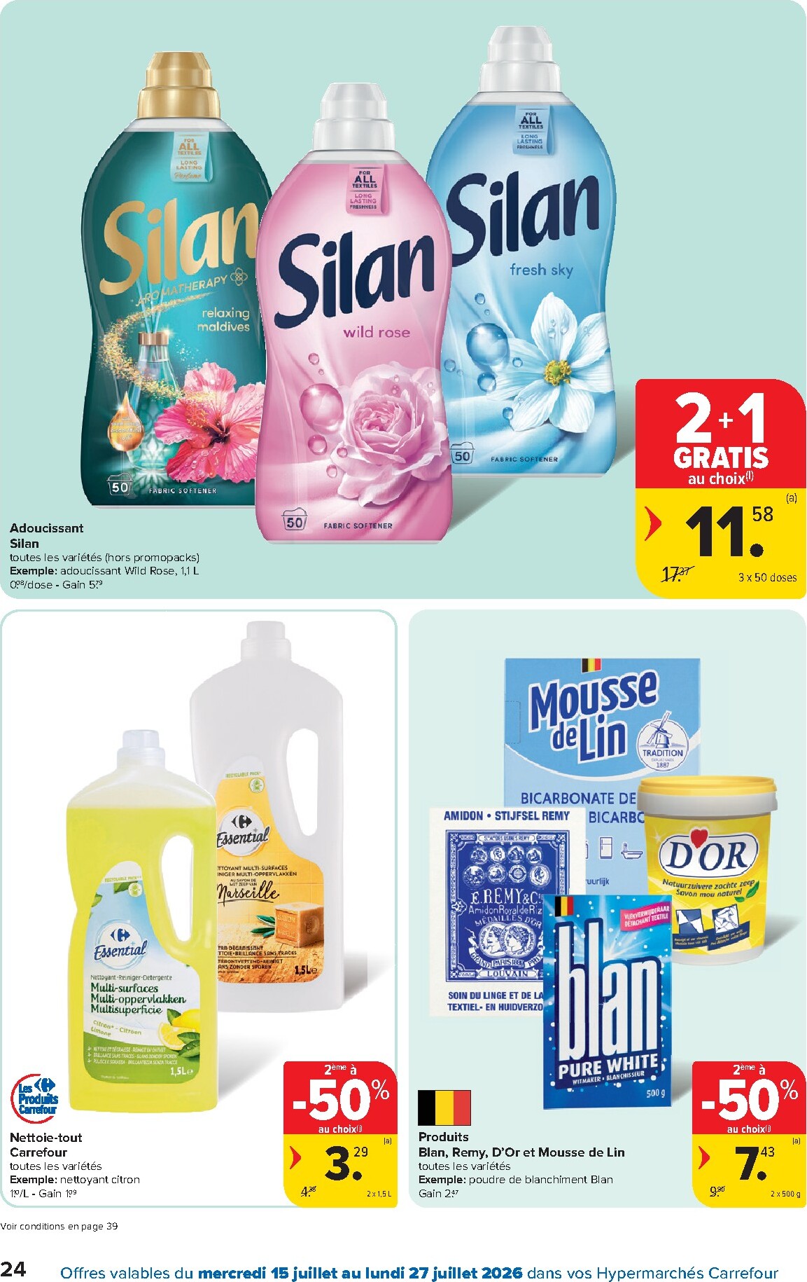 carrefour - Carrefour Hypermarchés folder voor volgende week van woensdag 15/07/2026 tot maandag 27/07/2026 - page: 24
