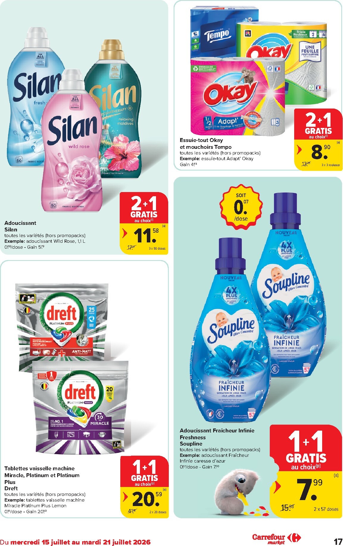 carrefour - Carrefour Market folder voor volgende week van woensdag 15/07/2026 tot dinsdag 21/07/2026 - page: 17