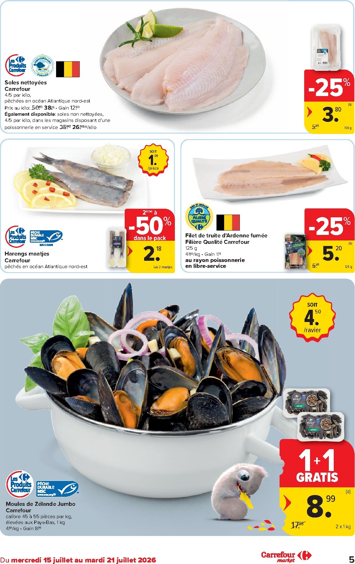 carrefour - Carrefour Market folder voor volgende week van woensdag 15/07/2026 tot dinsdag 21/07/2026 - page: 5
