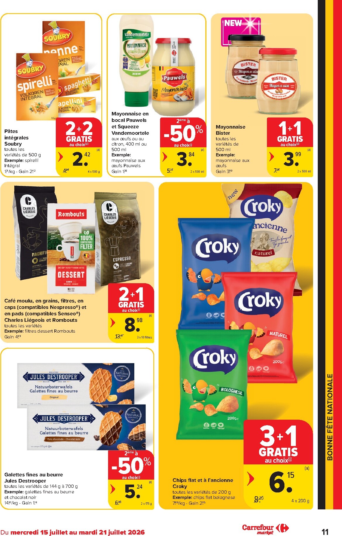 carrefour - Carrefour Market folder voor volgende week van woensdag 15/07/2026 tot dinsdag 21/07/2026 - page: 11