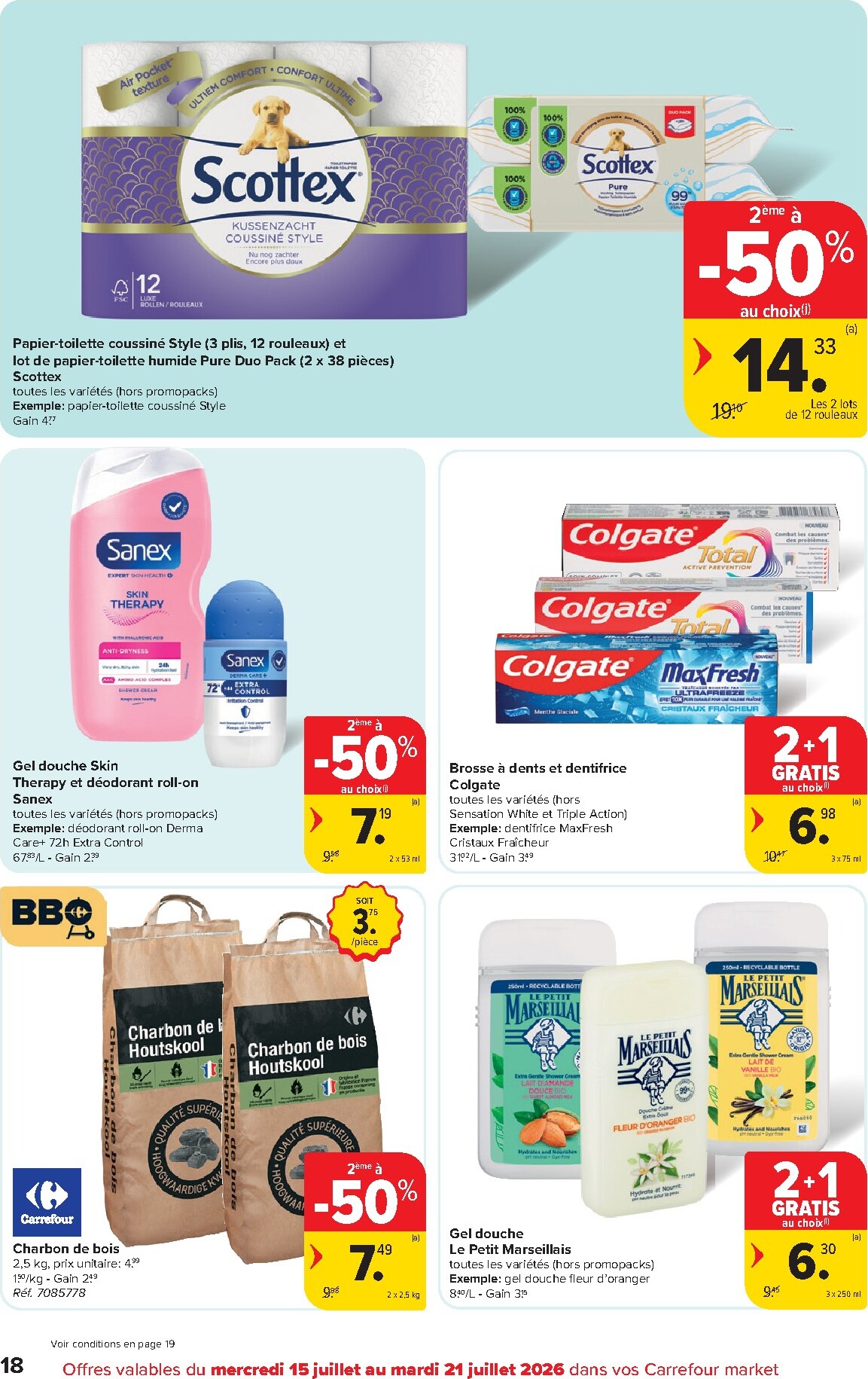 carrefour - Carrefour Market folder voor volgende week van woensdag 15/07/2026 tot dinsdag 21/07/2026 - page: 18