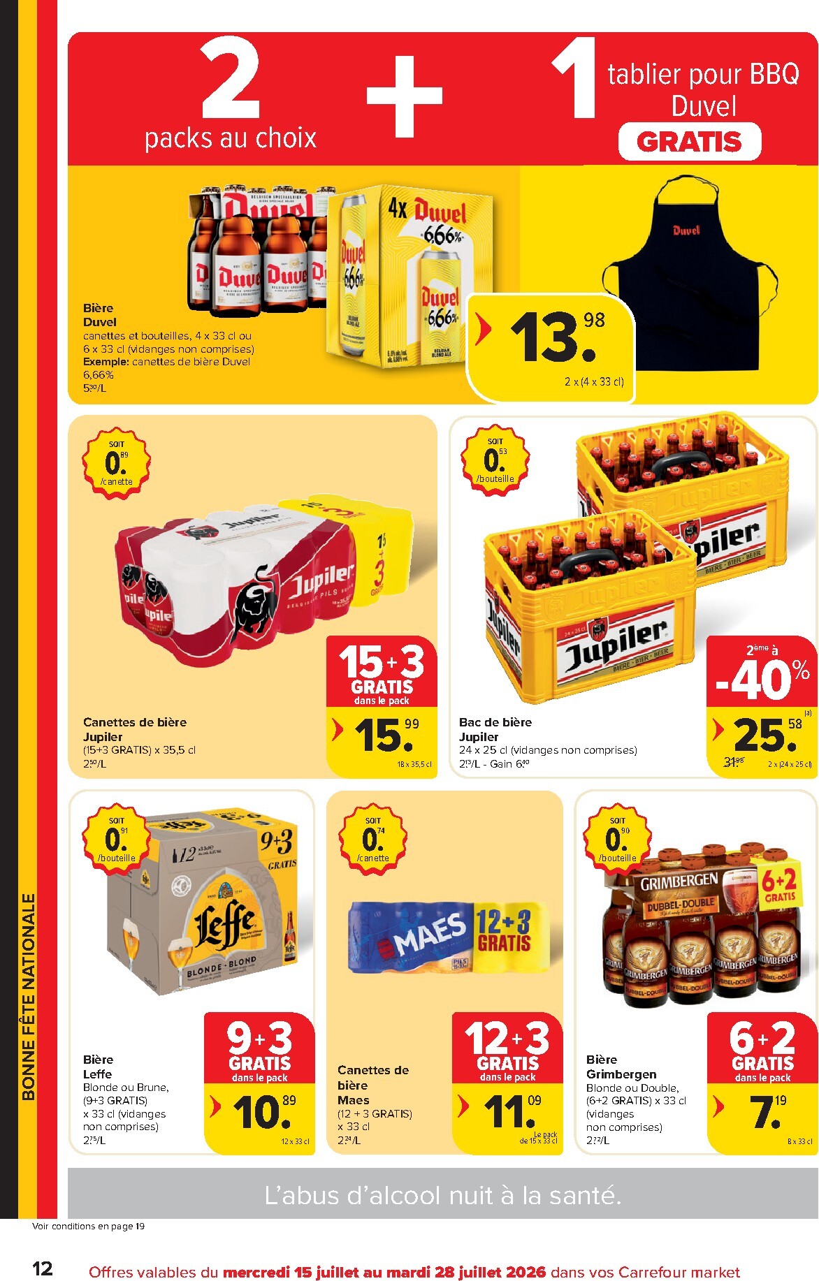 carrefour - Carrefour Market folder voor volgende week van woensdag 15/07/2026 tot dinsdag 21/07/2026 - page: 12