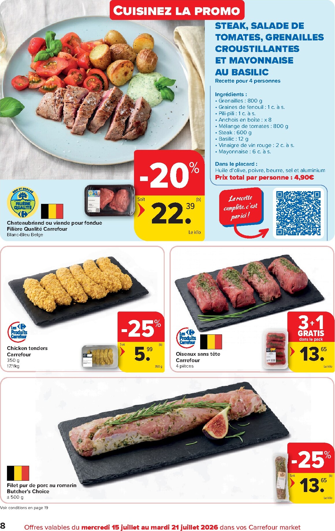 carrefour - Carrefour Market folder voor volgende week van woensdag 15/07/2026 tot dinsdag 21/07/2026 - page: 8