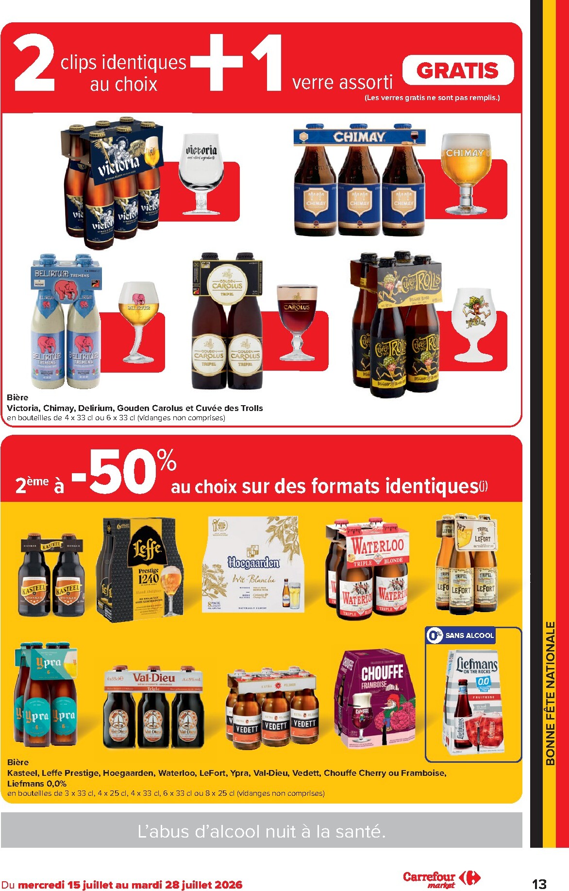 carrefour - Carrefour Market folder voor volgende week van woensdag 15/07/2026 tot dinsdag 21/07/2026 - page: 13