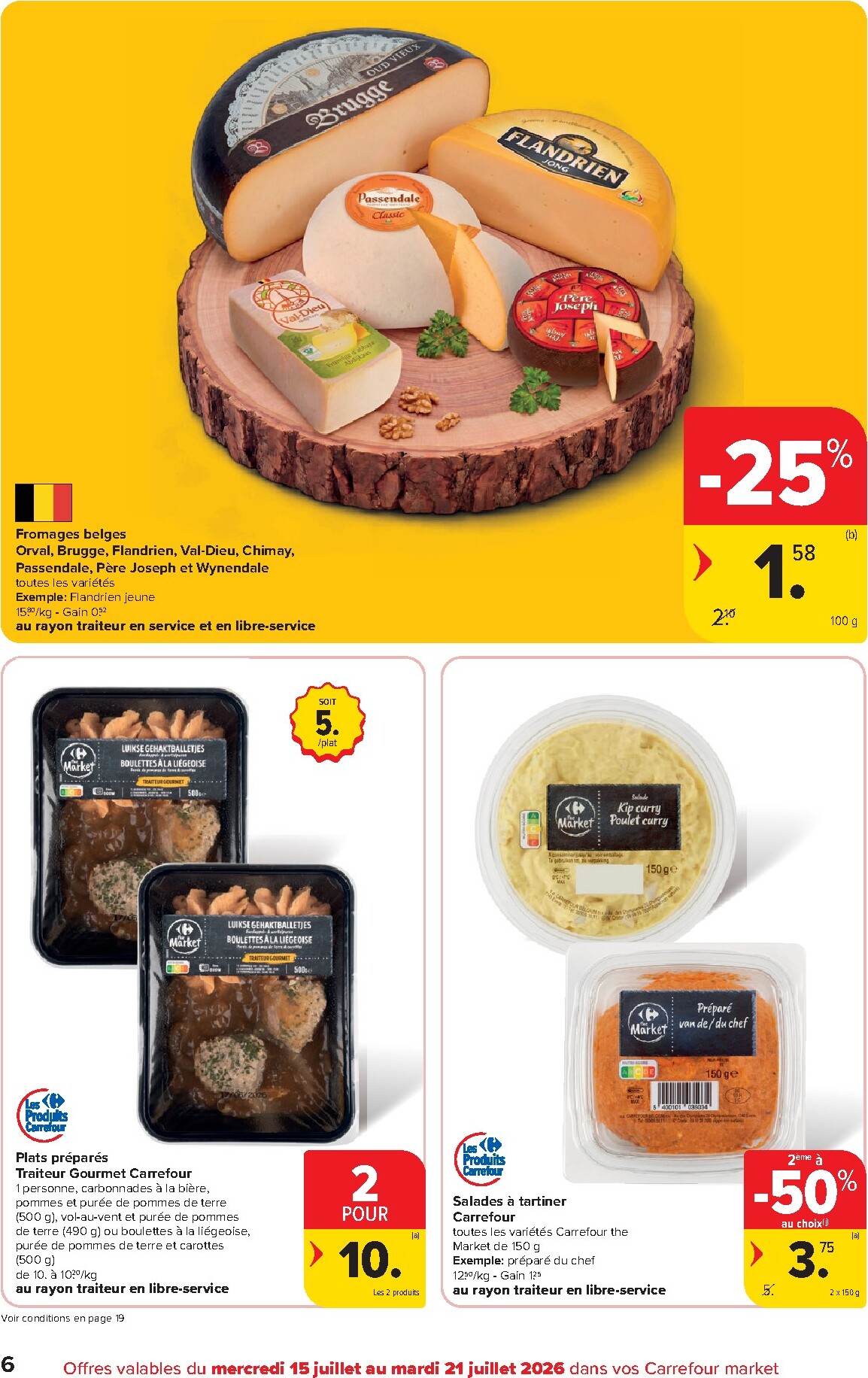 carrefour - Carrefour Market folder voor volgende week van woensdag 15/07/2026 tot dinsdag 21/07/2026 - page: 6