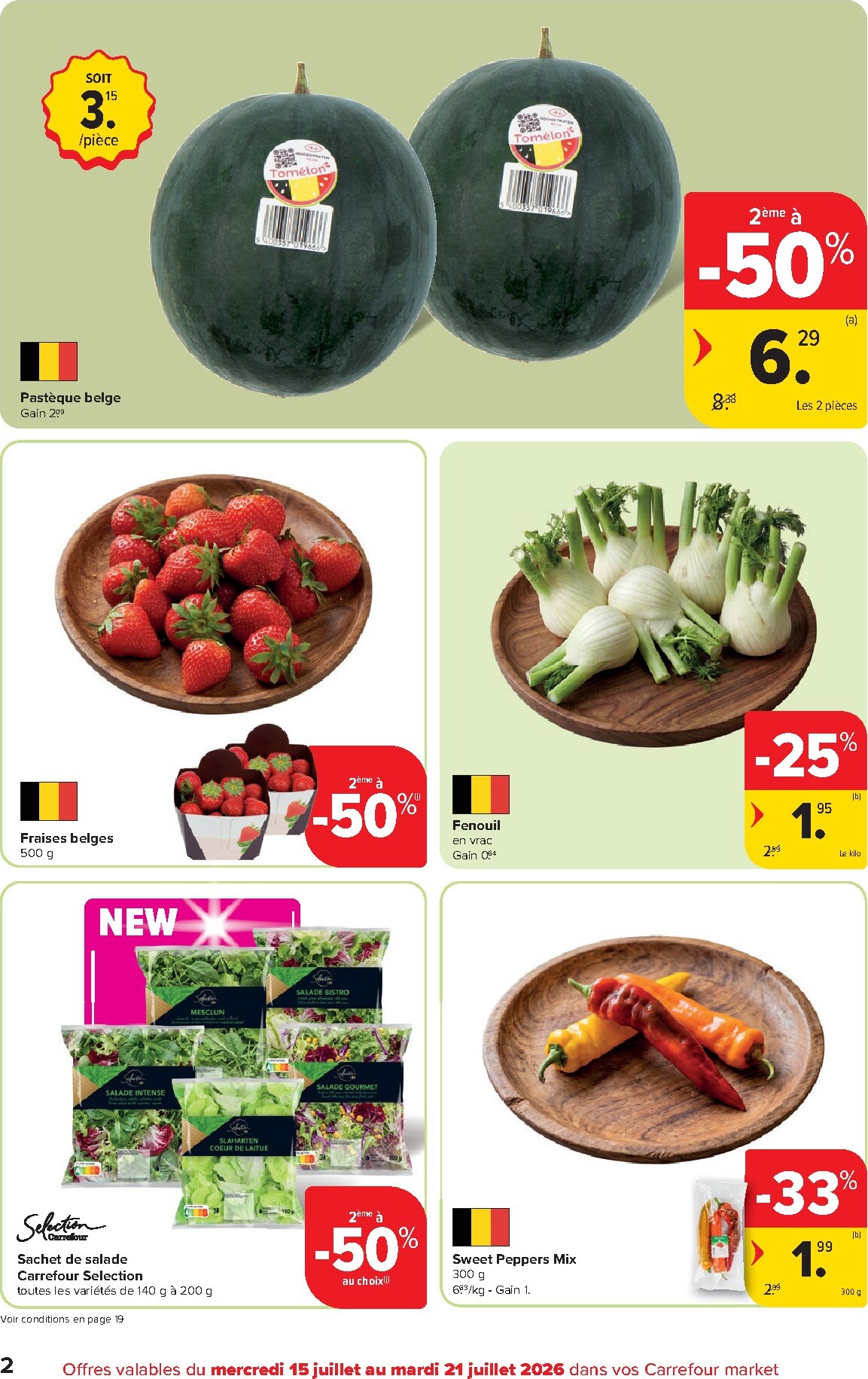 carrefour - Carrefour Market folder voor volgende week van woensdag 15/07/2026 tot dinsdag 21/07/2026 - page: 2