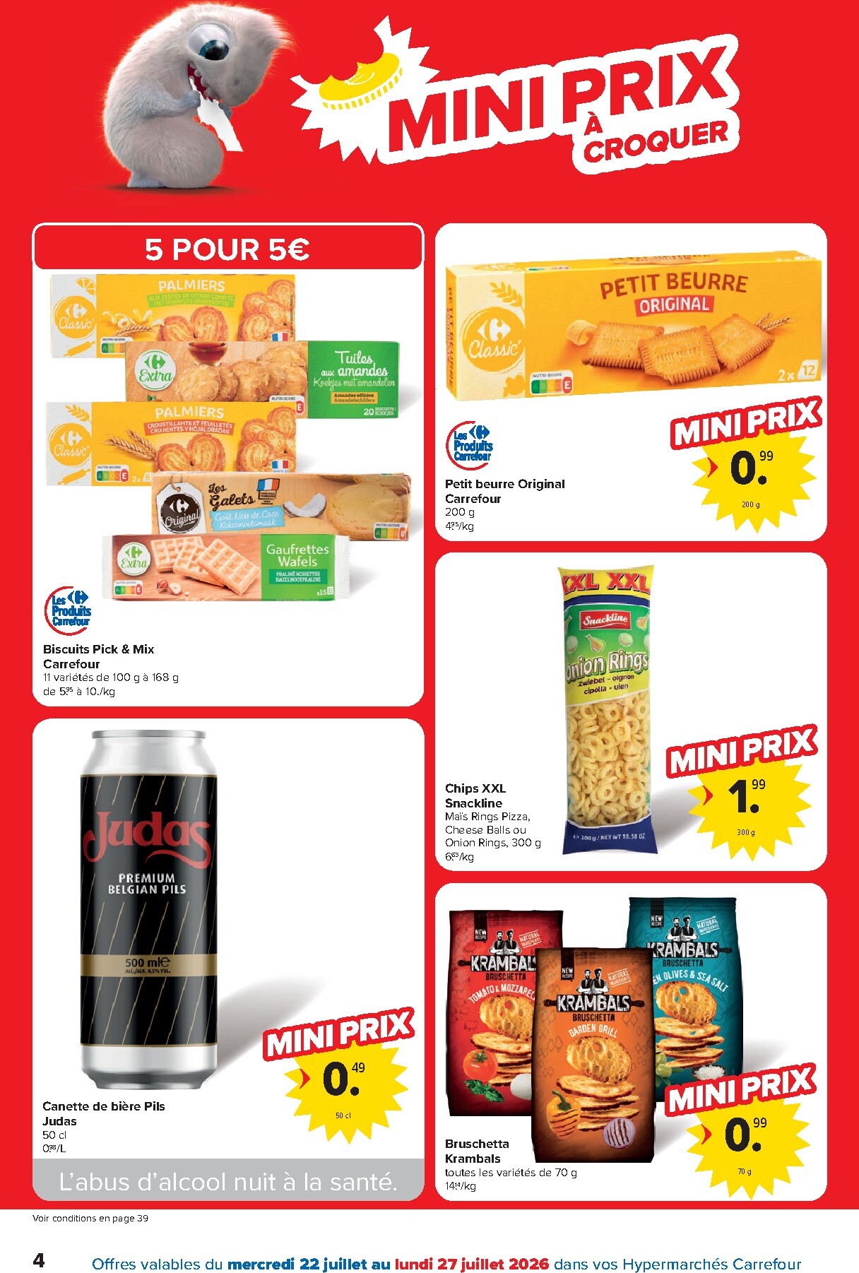 carrefour - Carrefour Hypermarchés folder voor volgende week van woensdag 22/07/2026 tot maandag 03/08/2026 - page: 4