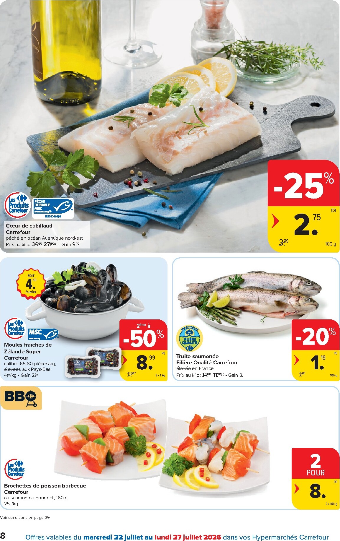 carrefour - Carrefour Hypermarchés folder voor volgende week van woensdag 22/07/2026 tot maandag 03/08/2026 - page: 8