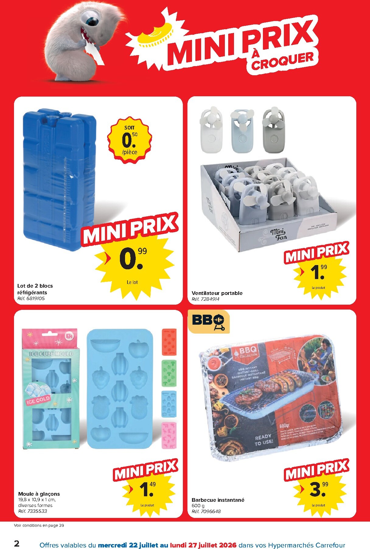 carrefour - Carrefour Hypermarchés folder voor volgende week van woensdag 22/07/2026 tot maandag 03/08/2026 - page: 2