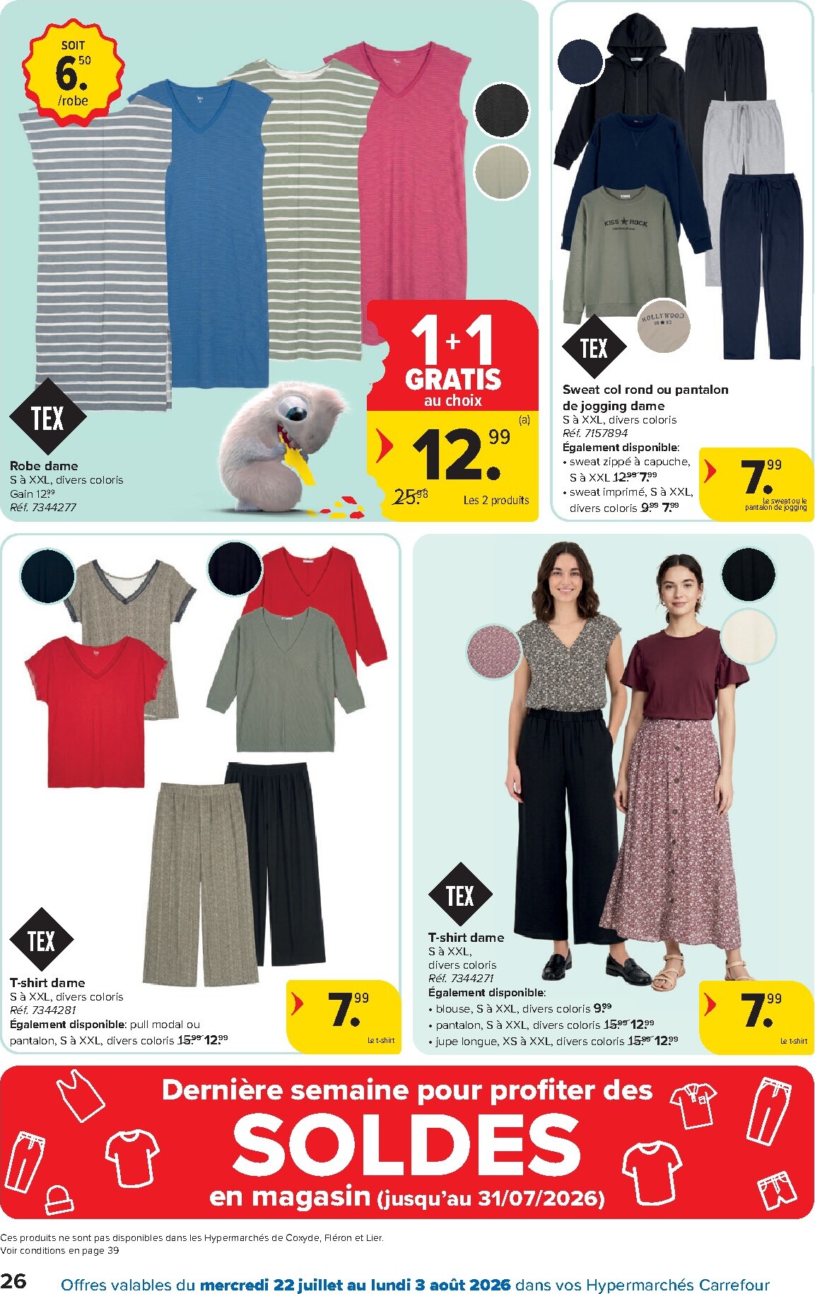 carrefour - Carrefour Hypermarchés folder voor volgende week van woensdag 22/07/2026 tot maandag 03/08/2026 - page: 26