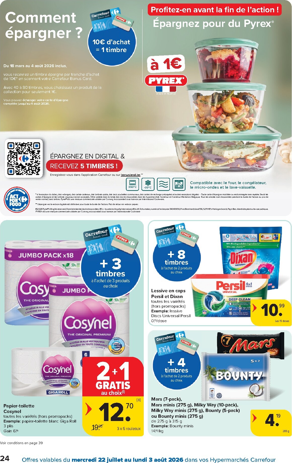 carrefour - Carrefour Hypermarchés folder voor volgende week van woensdag 22/07/2026 tot maandag 03/08/2026 - page: 24