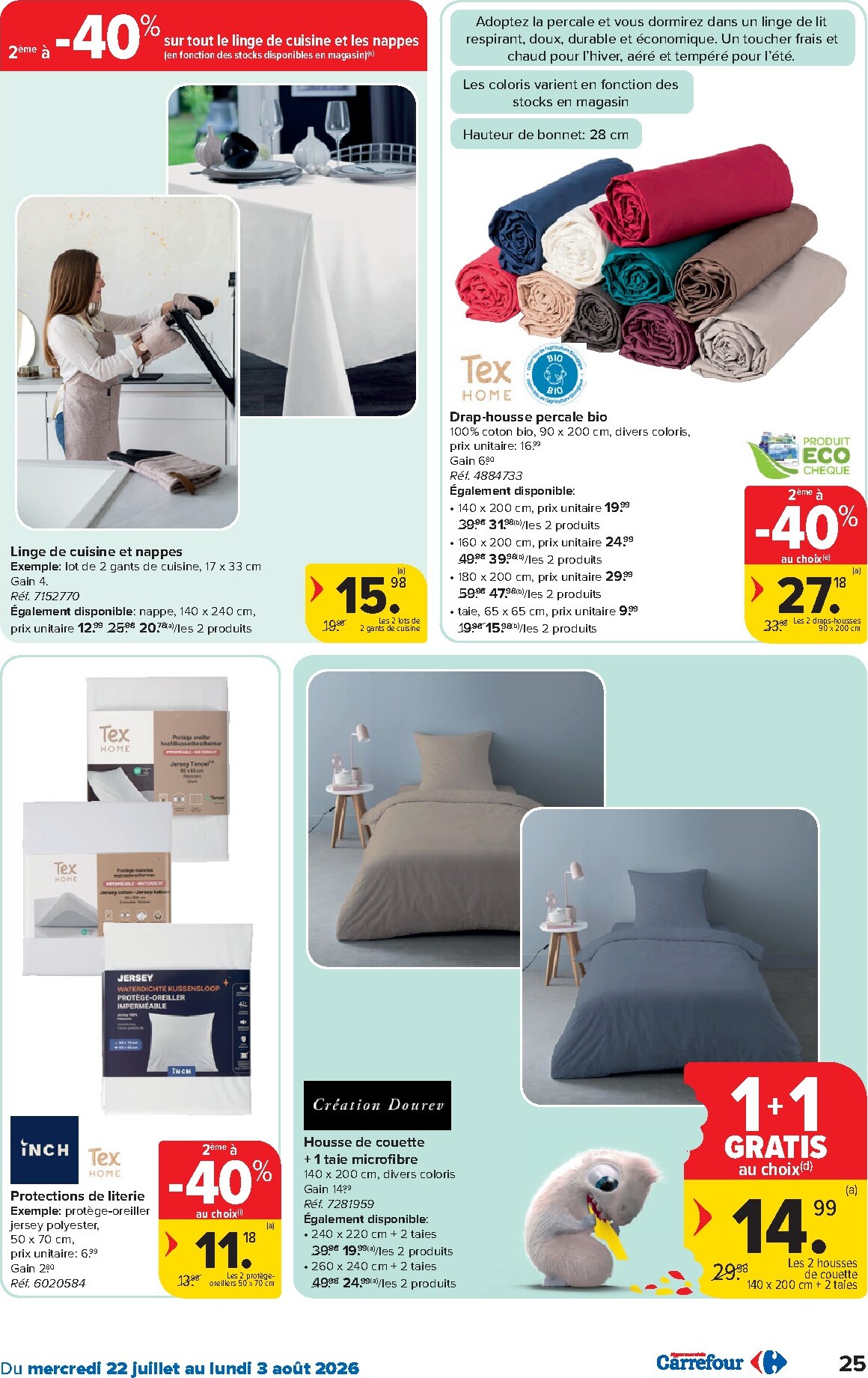 carrefour - Carrefour Hypermarchés folder voor volgende week van woensdag 22/07/2026 tot maandag 03/08/2026 - page: 25