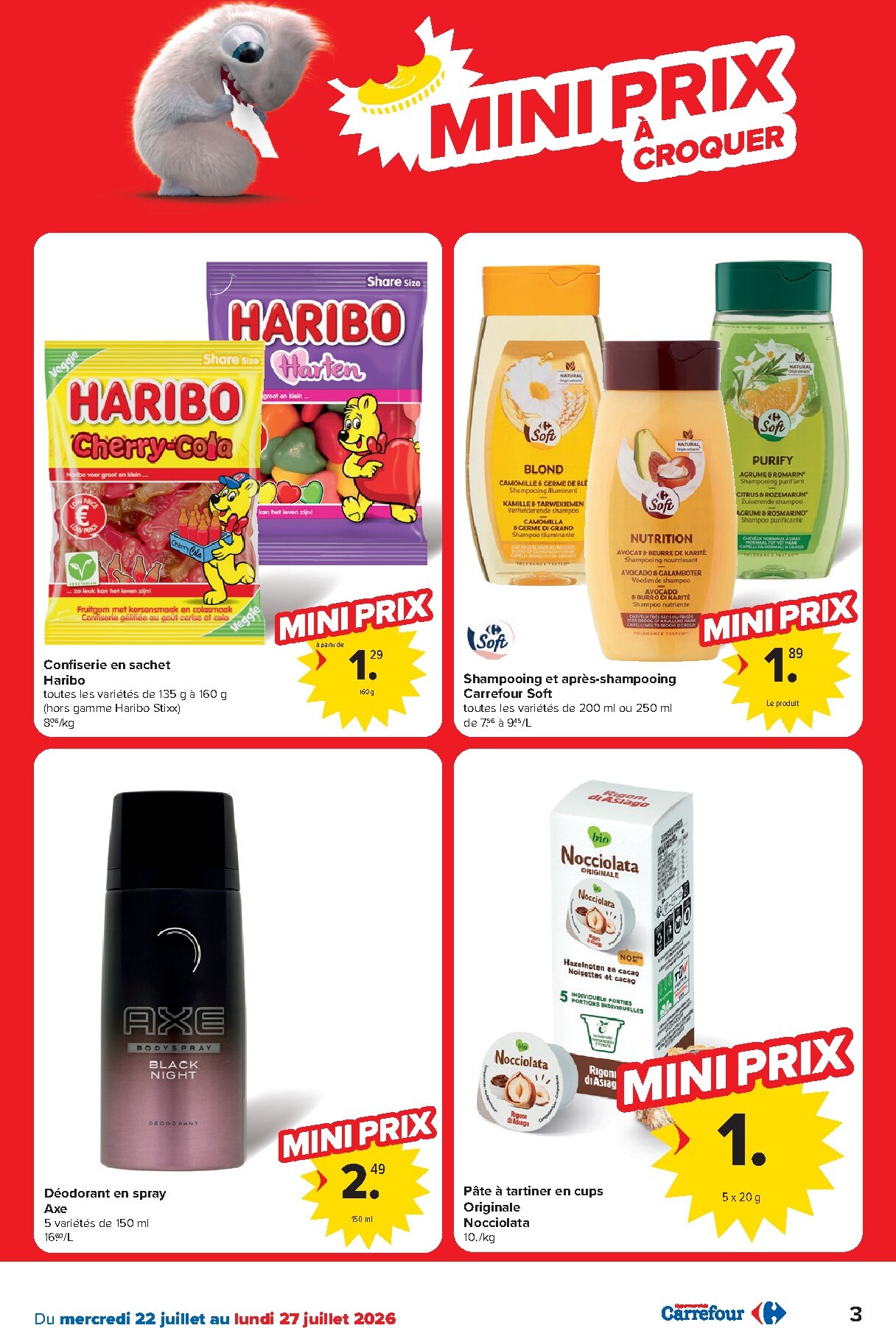 carrefour - Carrefour Hypermarchés folder voor volgende week van woensdag 22/07/2026 tot maandag 03/08/2026 - page: 3