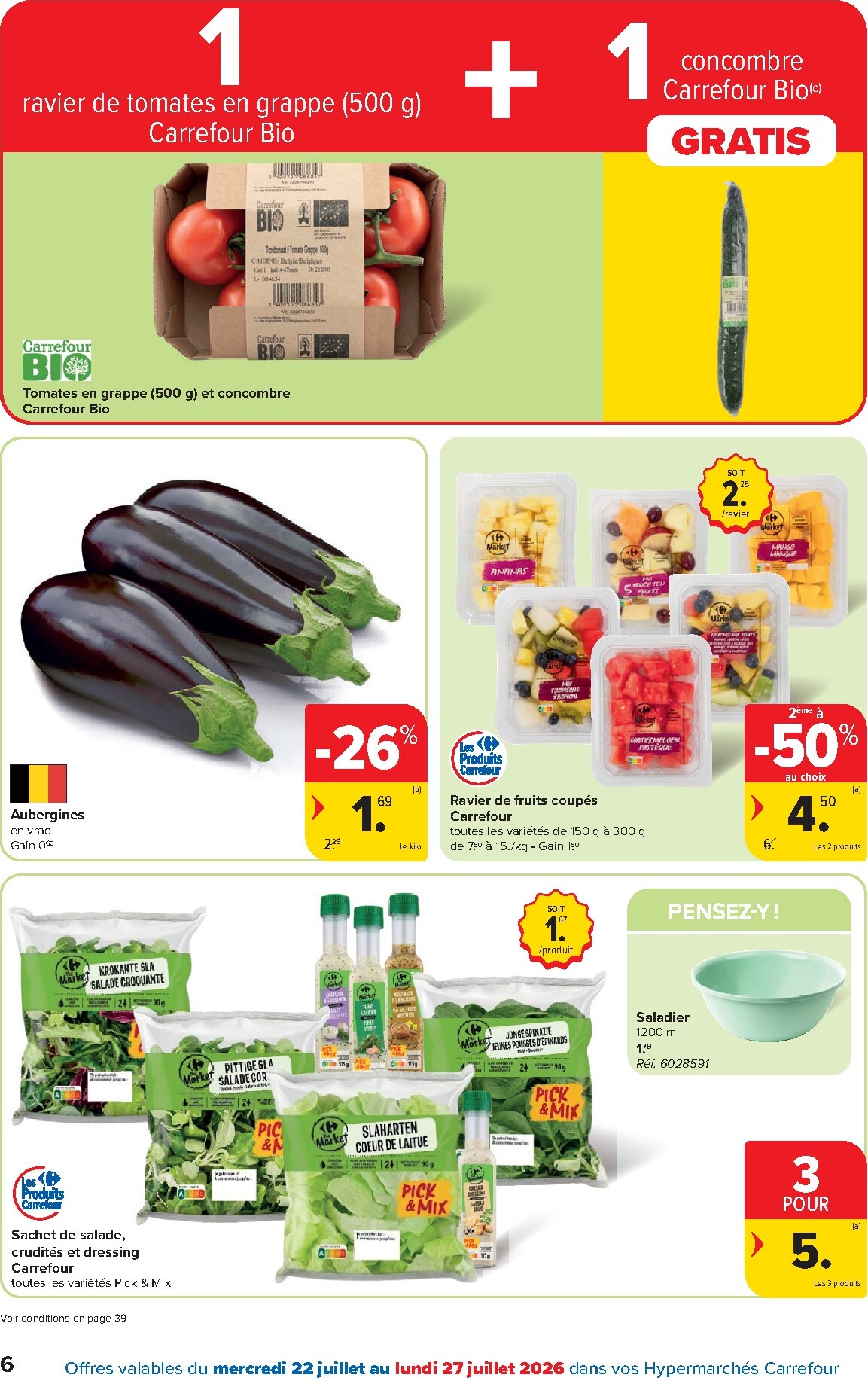 carrefour - Carrefour Hypermarchés folder voor volgende week van woensdag 22/07/2026 tot maandag 03/08/2026 - page: 6