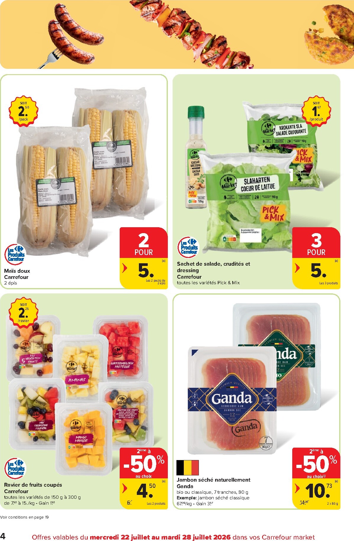 carrefour - Huidige Carrefour Market folder geldig van woensdag 22/07/2026 tot dinsdag 28/07/2026 - page: 4