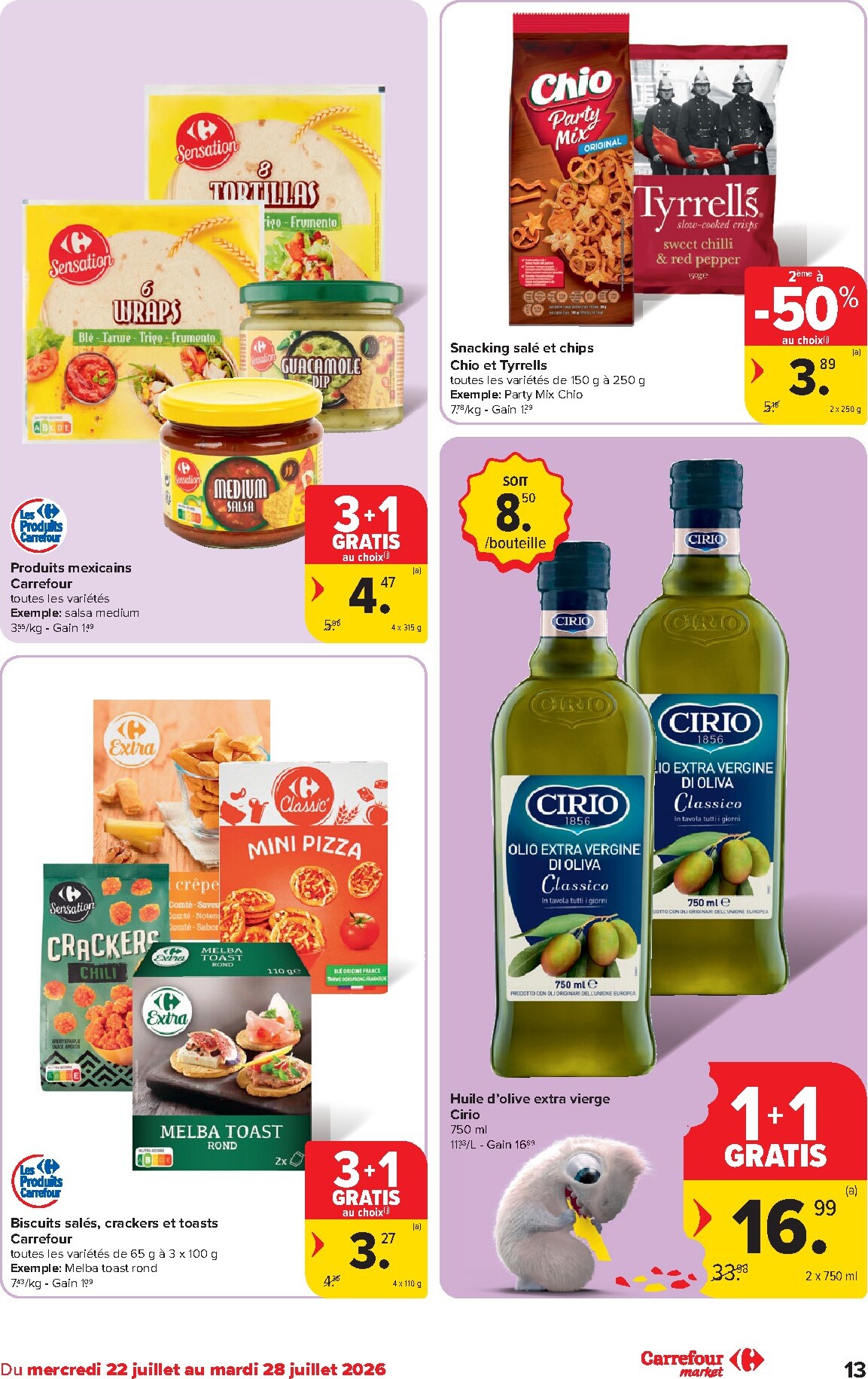 carrefour - Huidige Carrefour Market folder geldig van woensdag 22/07/2026 tot dinsdag 28/07/2026 - page: 13