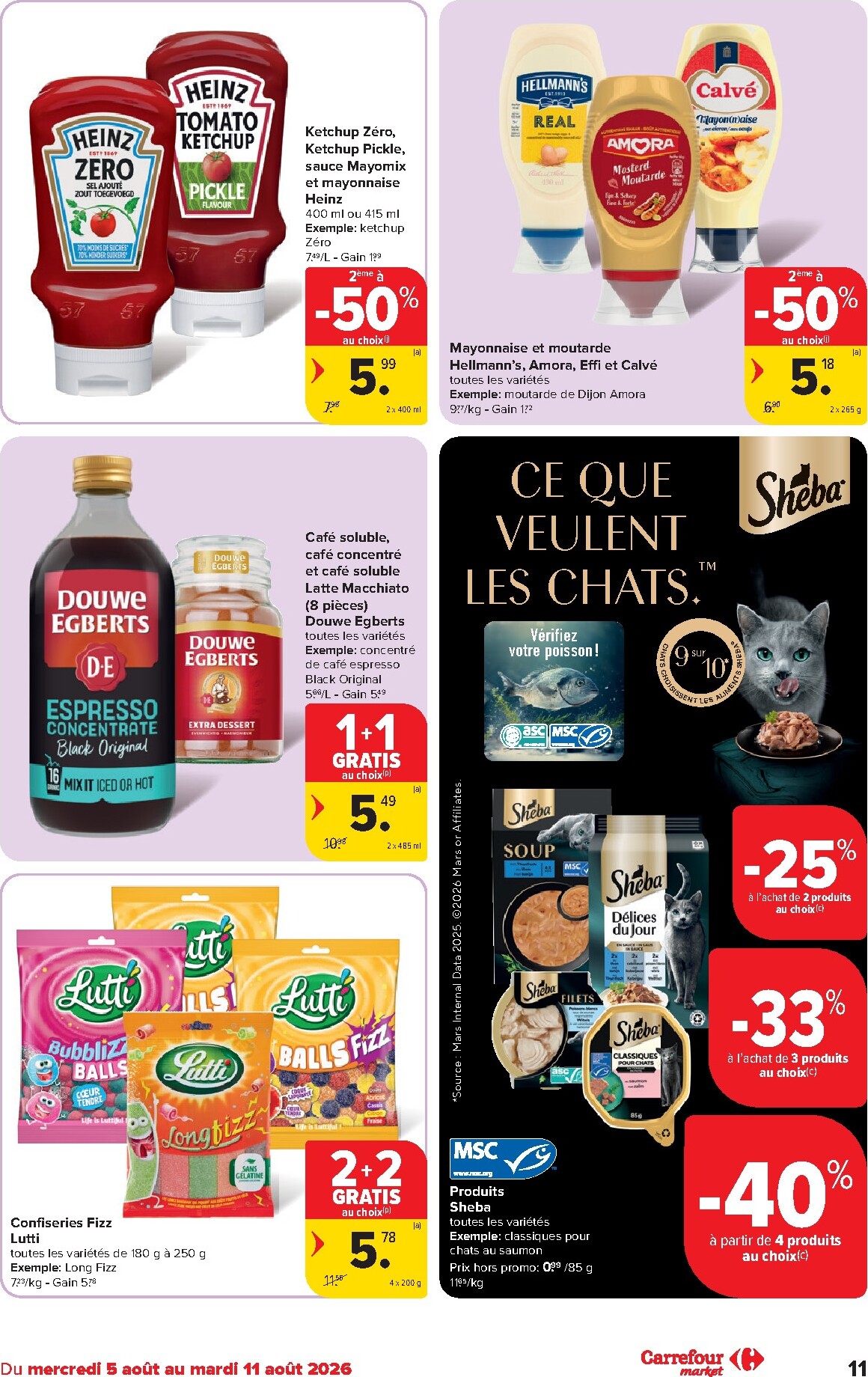 carrefour - Carrefour Market folder voor volgende week van woensdag 05/08/2026 tot dinsdag 11/08/2026 - page: 11