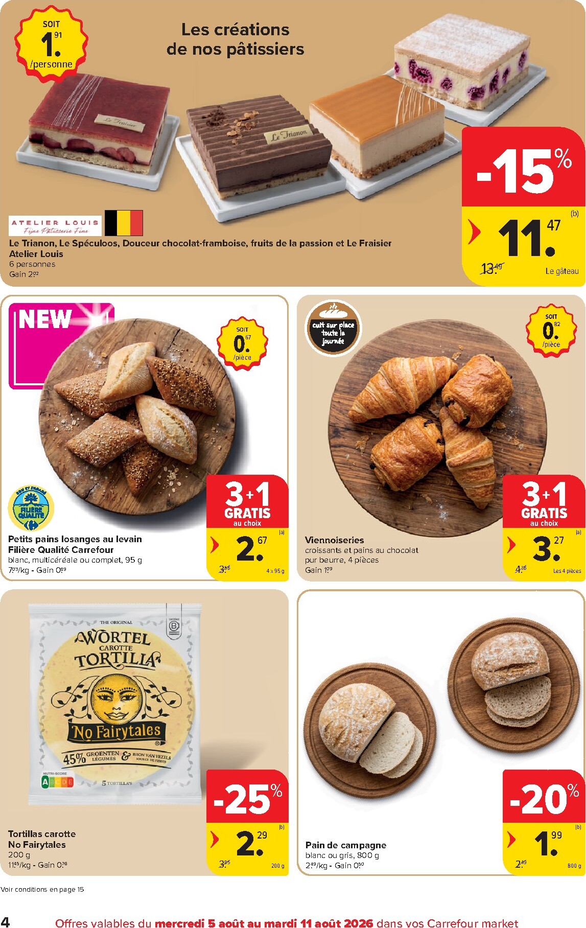 carrefour - Carrefour Market folder voor volgende week van woensdag 05/08/2026 tot dinsdag 11/08/2026 - page: 4