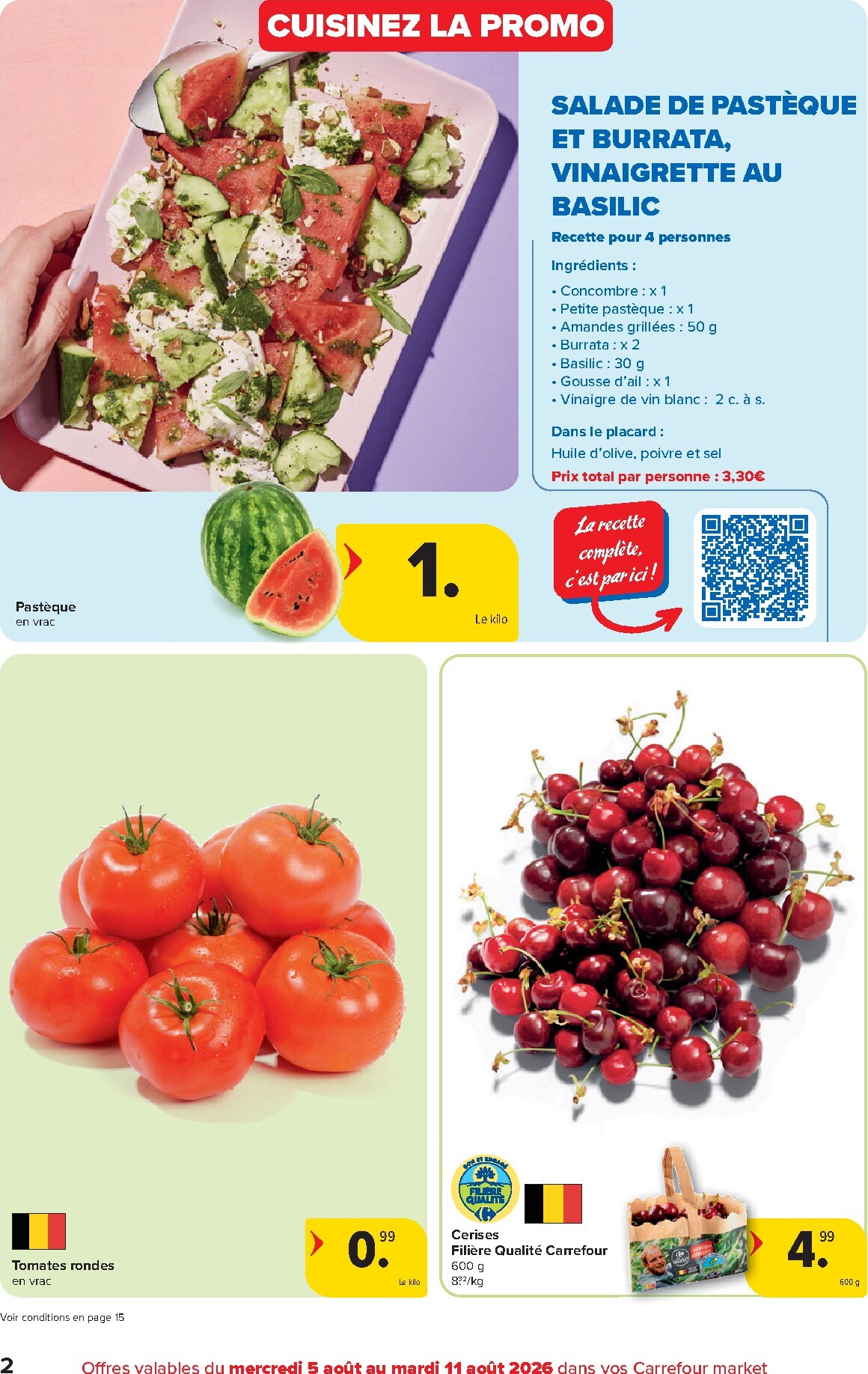 carrefour - Carrefour Market folder voor volgende week van woensdag 05/08/2026 tot dinsdag 11/08/2026 - page: 2