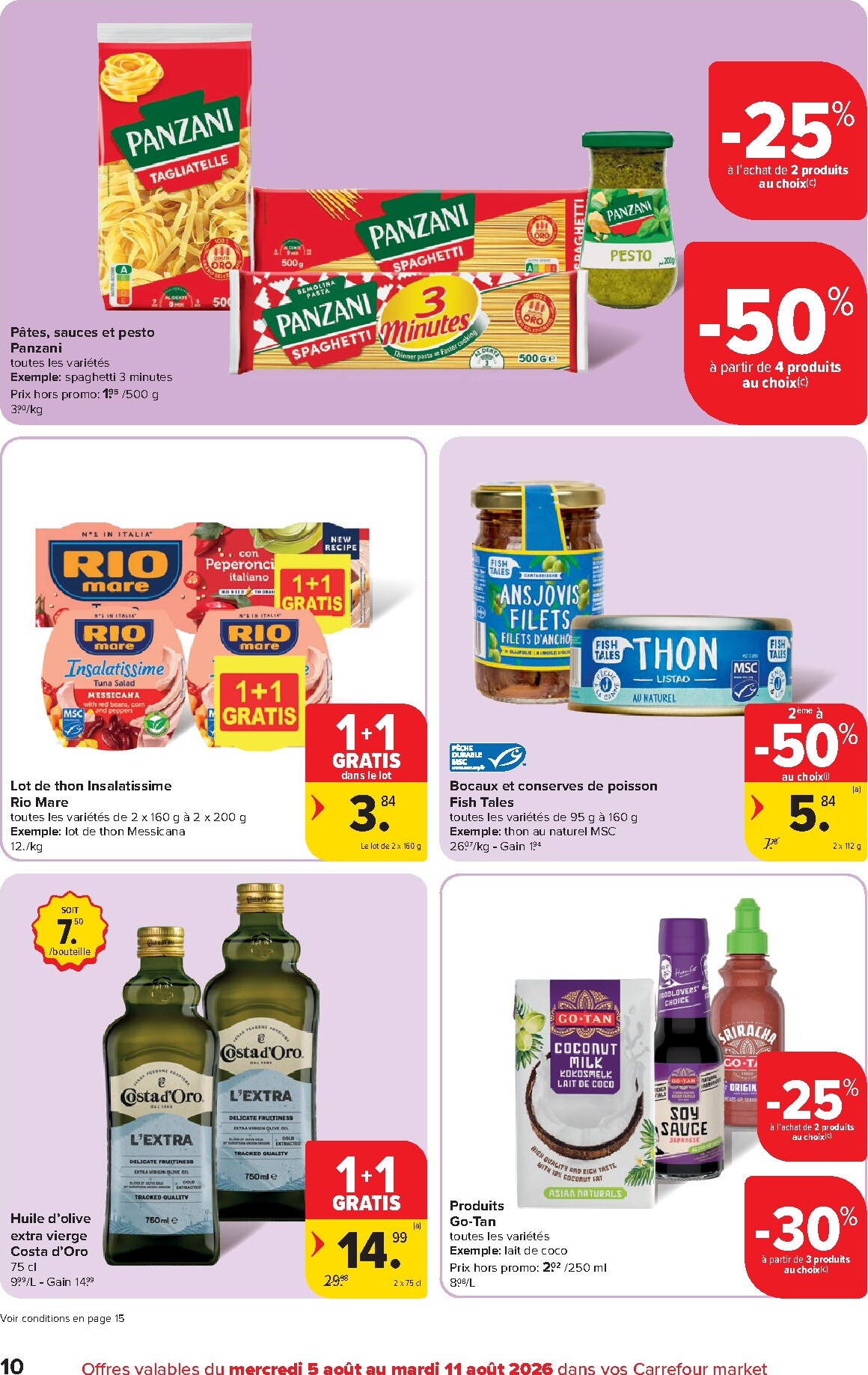 carrefour - Carrefour Market folder voor volgende week van woensdag 05/08/2026 tot dinsdag 11/08/2026 - page: 10
