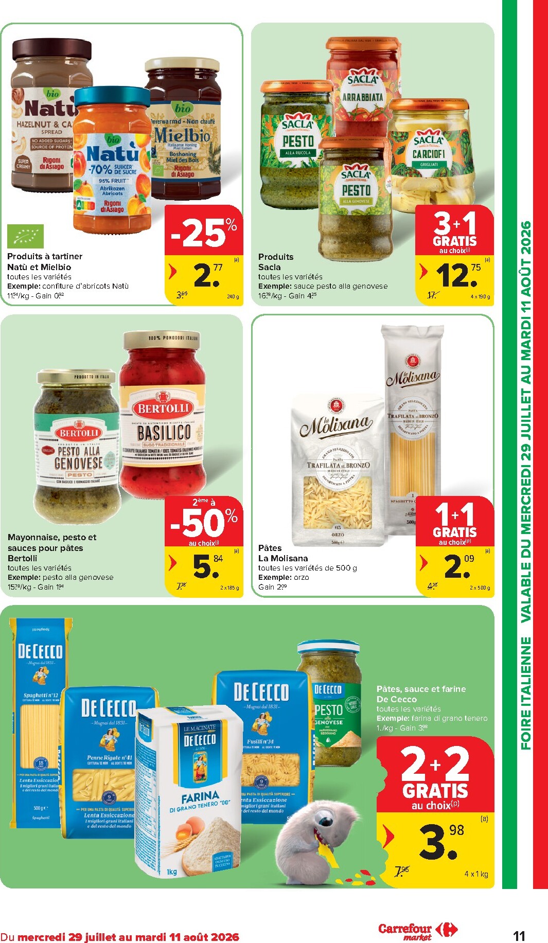 carrefour - Huidige Carrefour folder geldig van woensdag 29/07/2026 tot dinsdag 04/08/2026 - page: 11