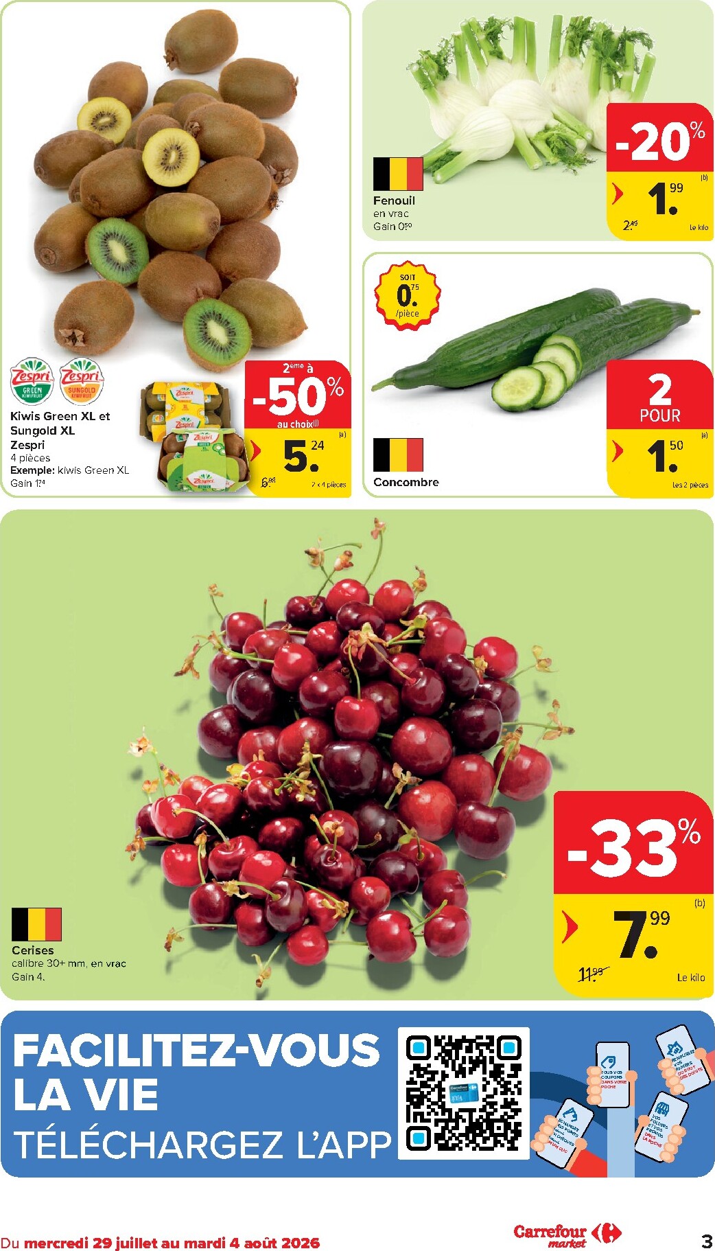 carrefour - Huidige Carrefour folder geldig van woensdag 29/07/2026 tot dinsdag 04/08/2026 - page: 3
