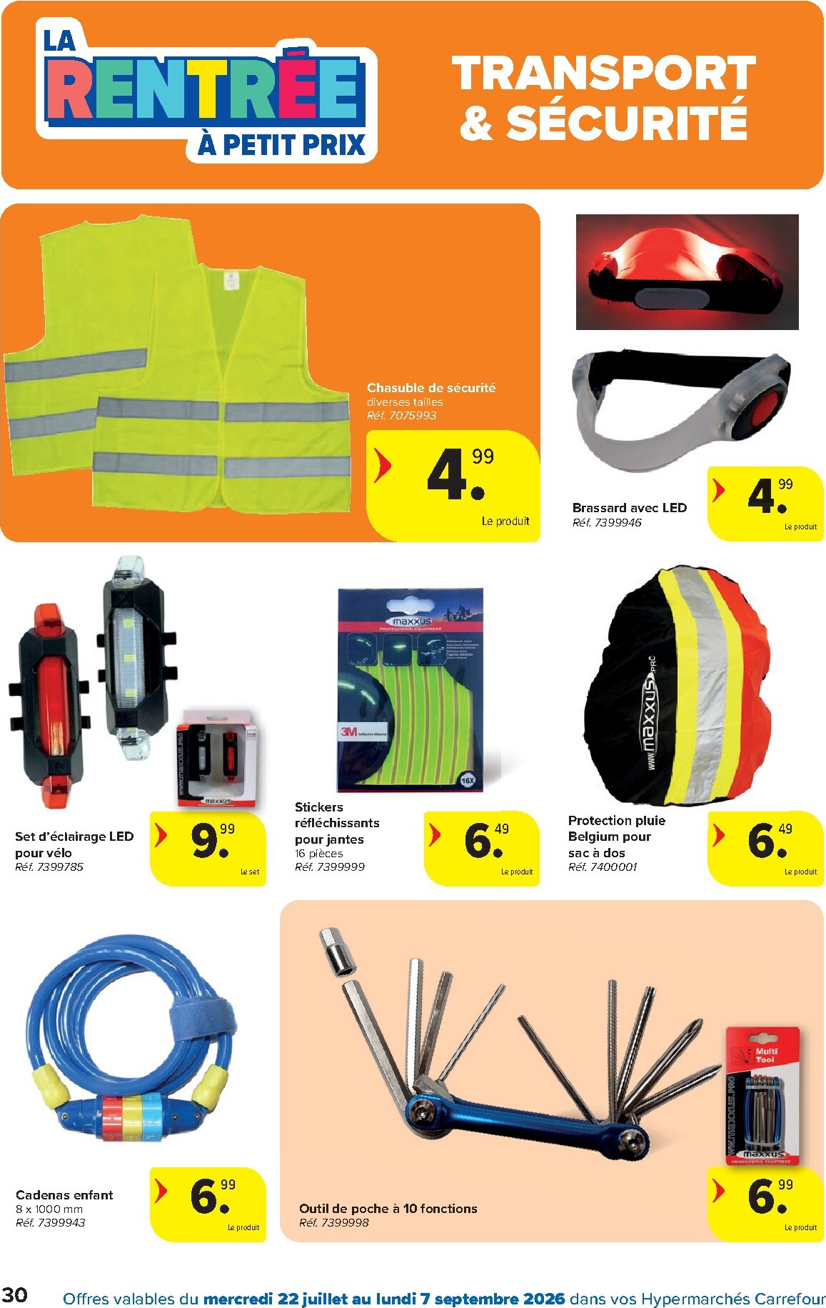 carrefour - Huidige Carrefour Hypermarchés - Back to School folder geldig van woensdag 22/07/2026 tot maandag 07/09/2026 - page: 30