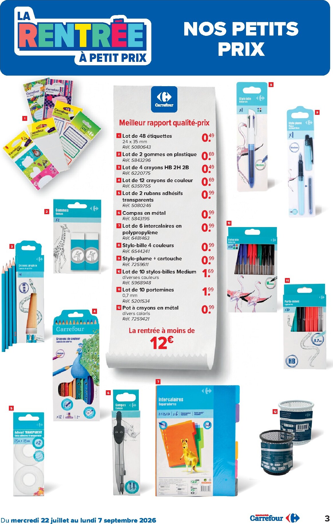 carrefour - Huidige Carrefour Hypermarchés - Back to School folder geldig van woensdag 22/07/2026 tot maandag 07/09/2026 - page: 3