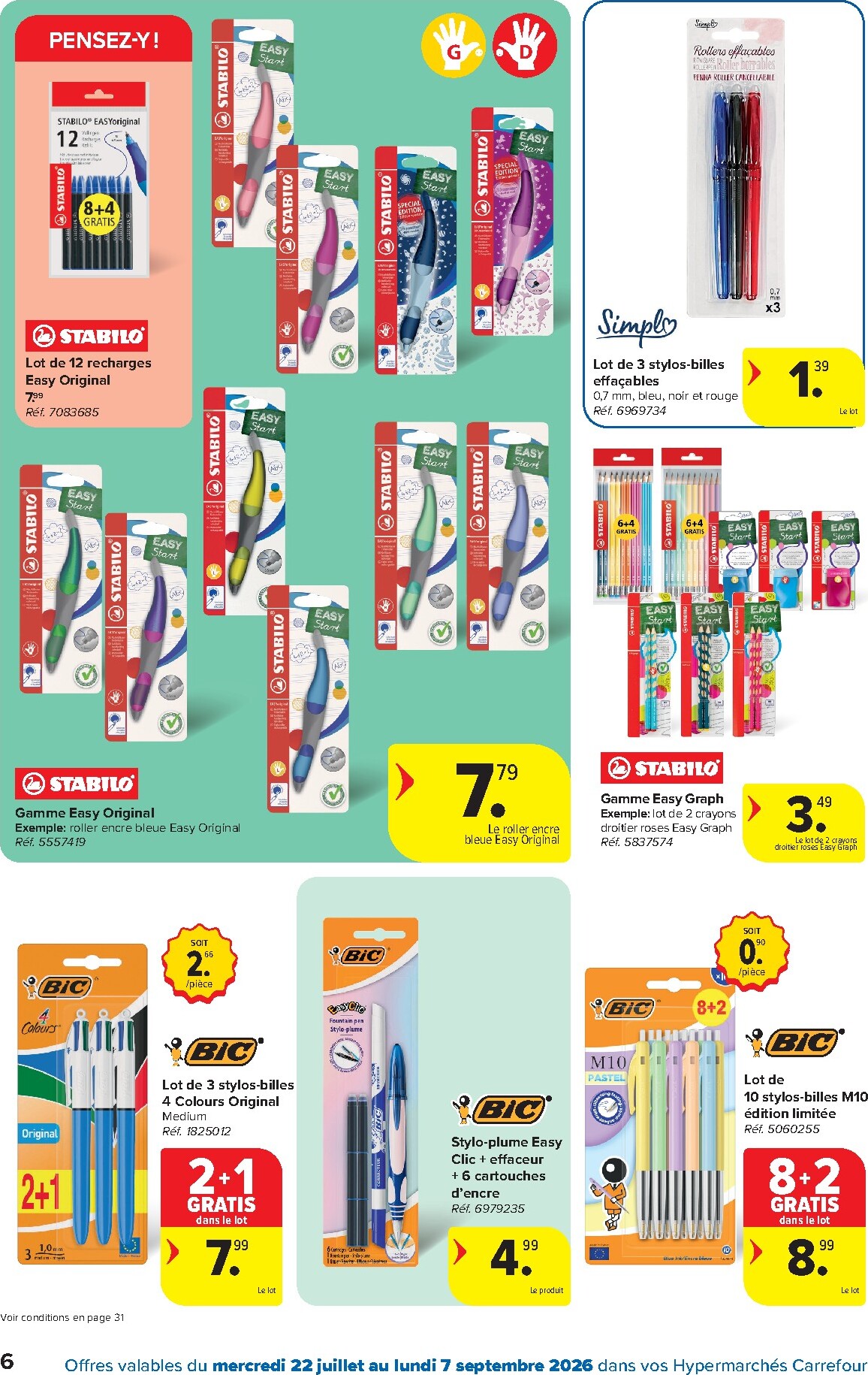 carrefour - Huidige Carrefour Hypermarchés - Back to School folder geldig van woensdag 22/07/2026 tot maandag 07/09/2026 - page: 6