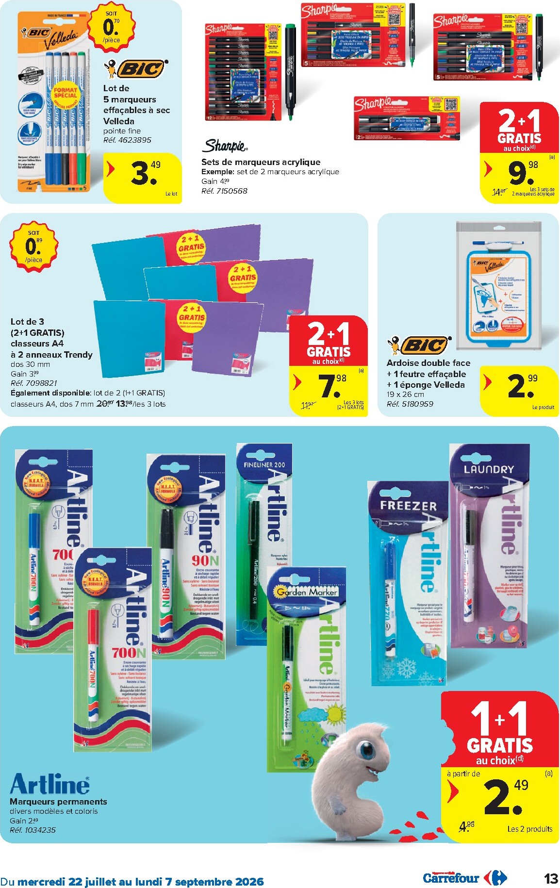 carrefour - Huidige Carrefour Hypermarchés - Back to School folder geldig van woensdag 22/07/2026 tot maandag 07/09/2026 - page: 13
