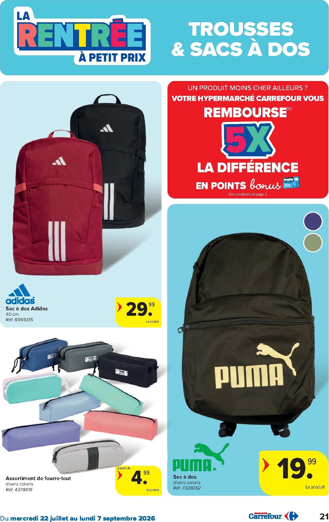 carrefour - Huidige Carrefour Hypermarchés - Back to School folder geldig van woensdag 22/07/2026 tot maandag 07/09/2026 - page: 21