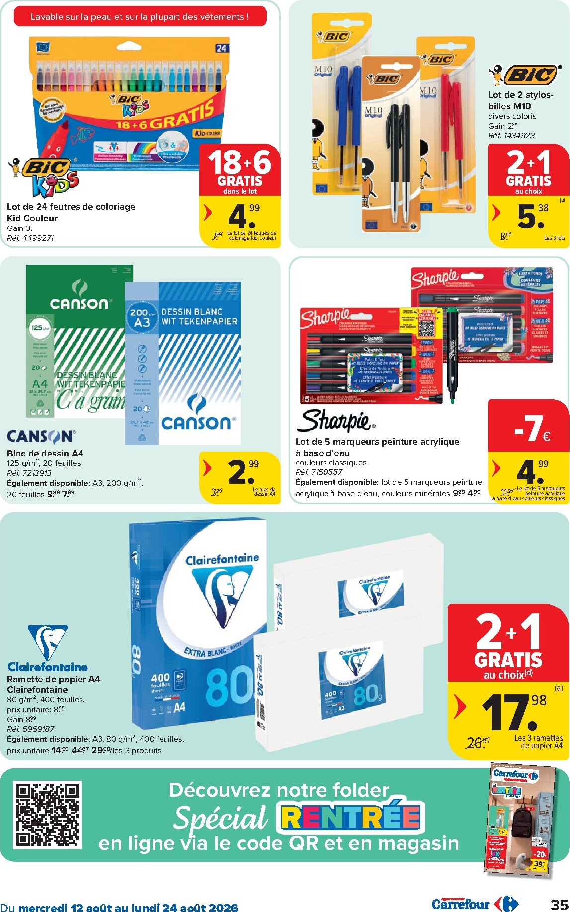 carrefour - Toekomstige Carrefour Hypermarchés folder geldig van woensdag 12/08/2026 tot maandag 24/08/2026 - page: 35
