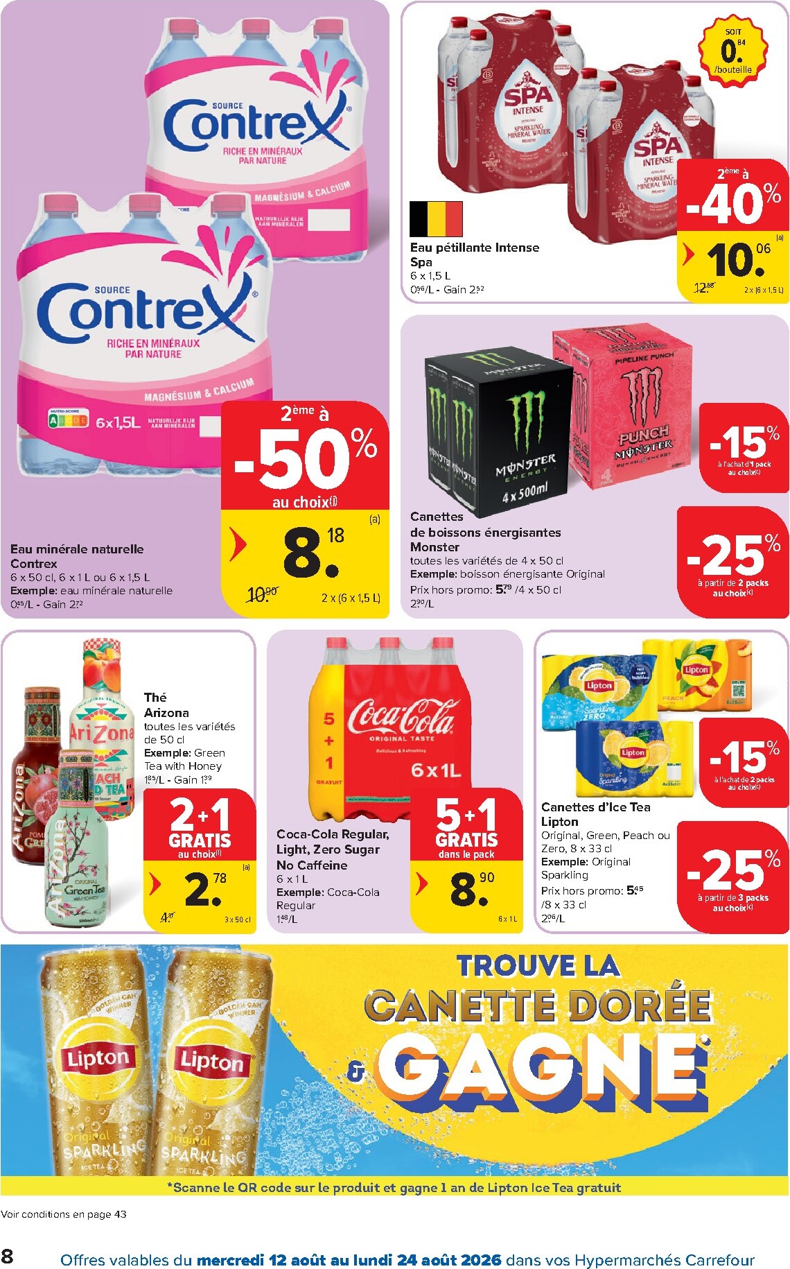 carrefour - Toekomstige Carrefour Hypermarchés folder geldig van woensdag 12/08/2026 tot maandag 24/08/2026 - page: 8