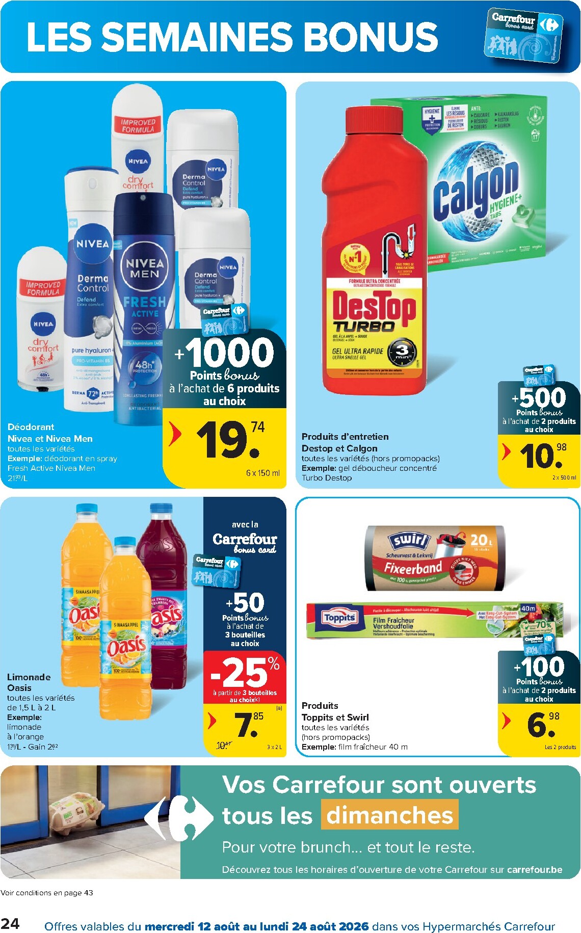 carrefour - Toekomstige Carrefour Hypermarchés folder geldig van woensdag 12/08/2026 tot maandag 24/08/2026 - page: 24
