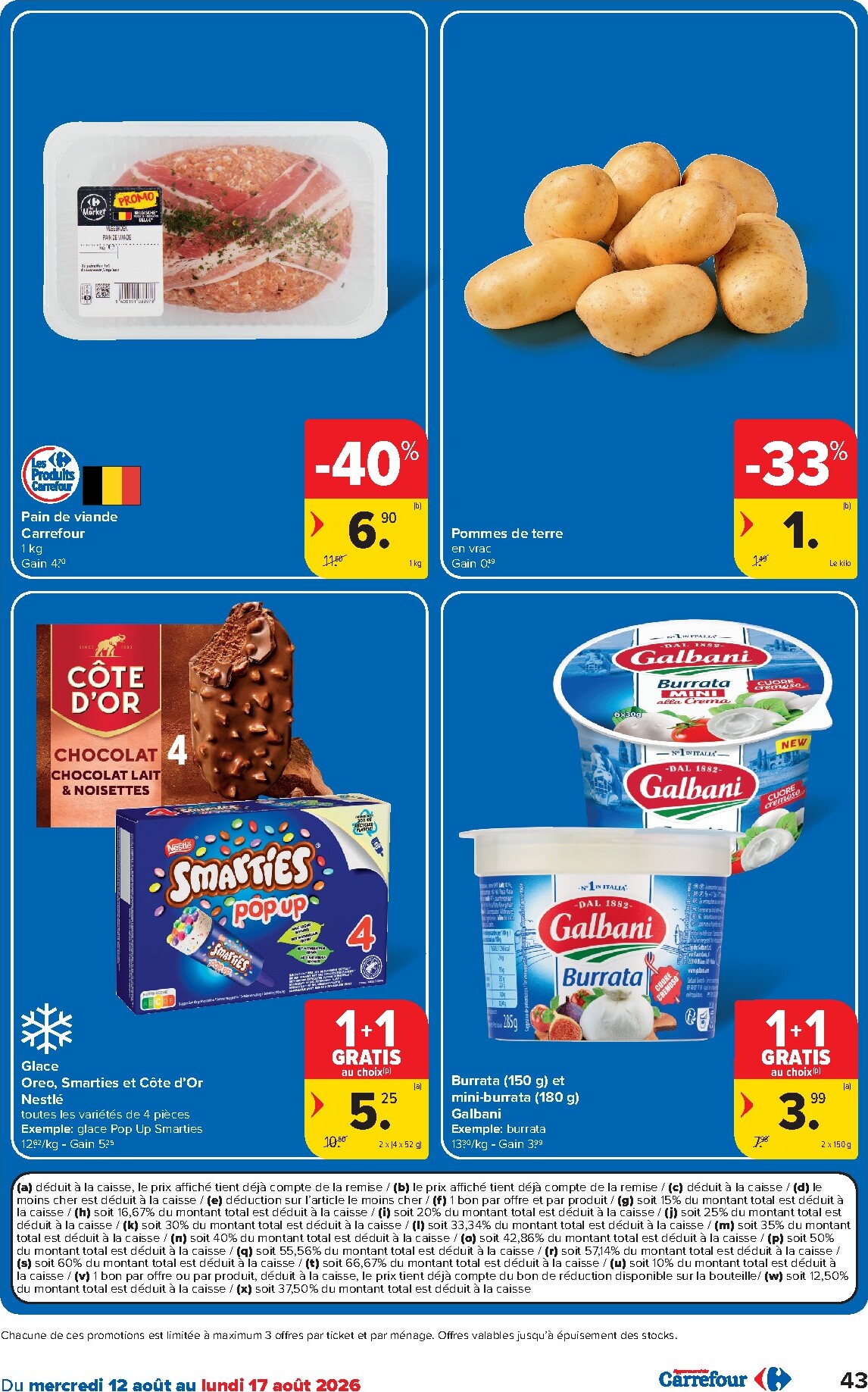 carrefour - Toekomstige Carrefour Hypermarchés folder geldig van woensdag 12/08/2026 tot maandag 24/08/2026 - page: 43