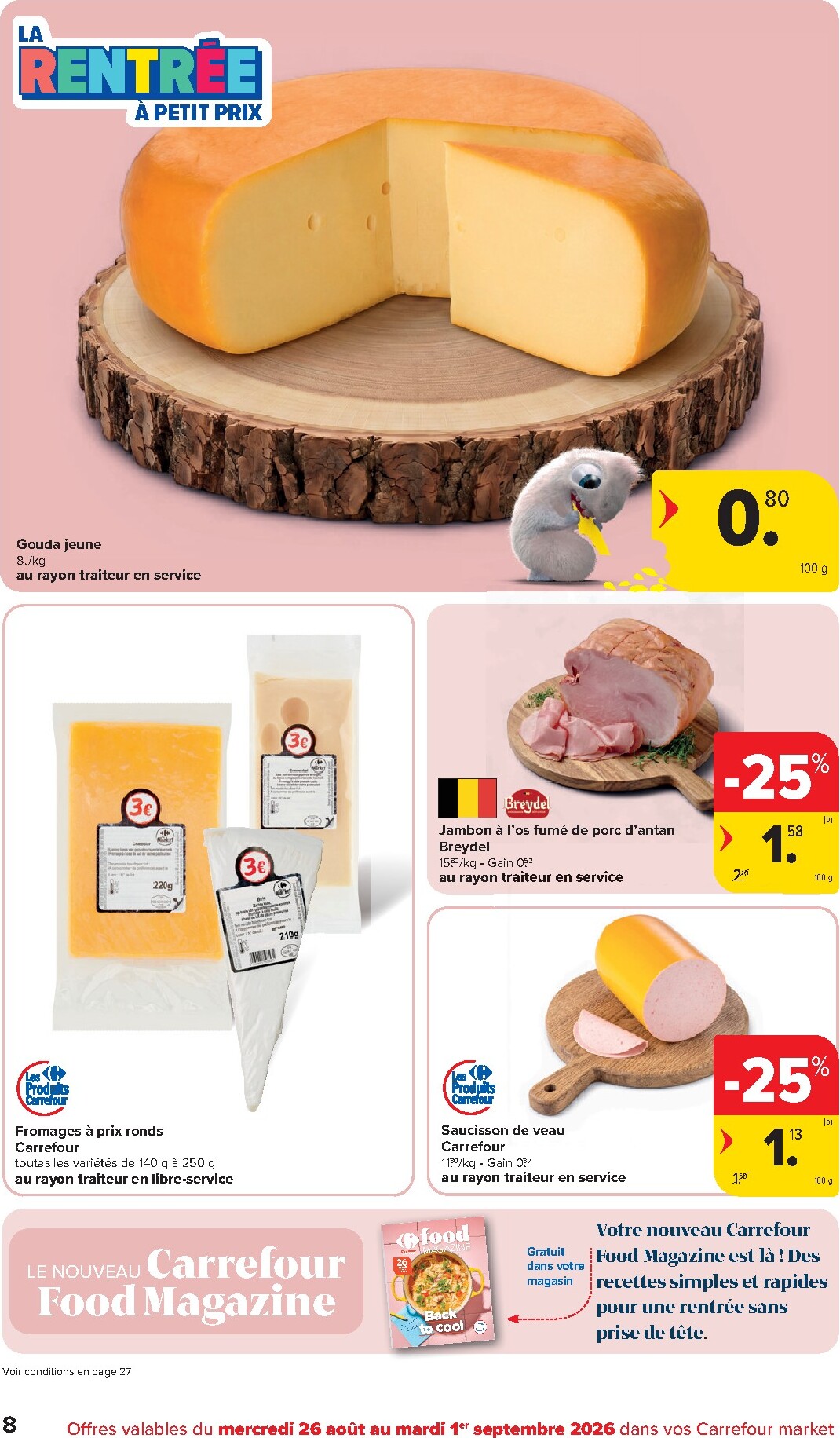 carrefour - Carrefour Market folder voor volgende week van woensdag 26/08/2026 tot dinsdag 01/09/2026 - page: 8