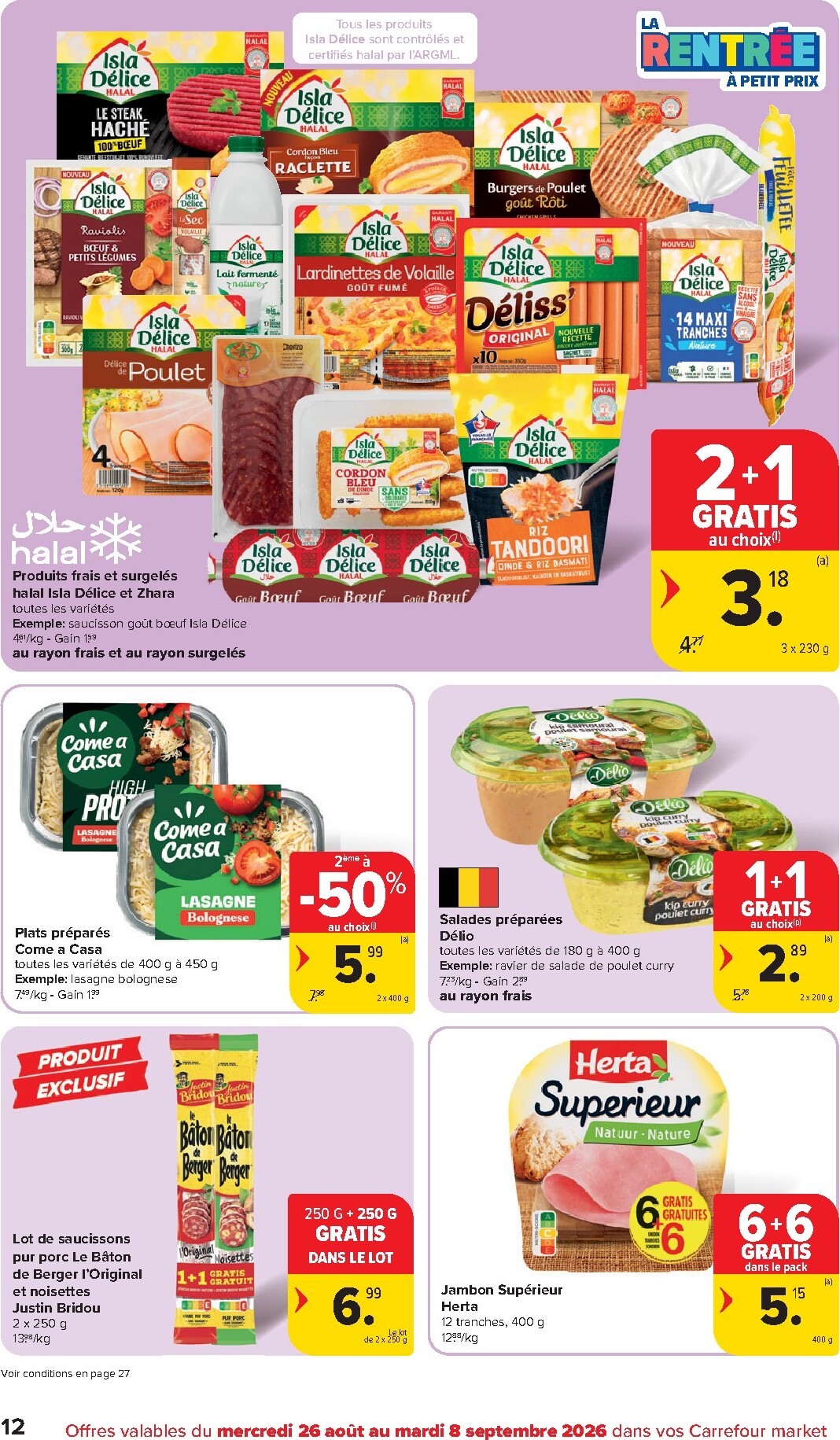 carrefour - Carrefour Market folder voor volgende week van woensdag 26/08/2026 tot dinsdag 01/09/2026 - page: 12