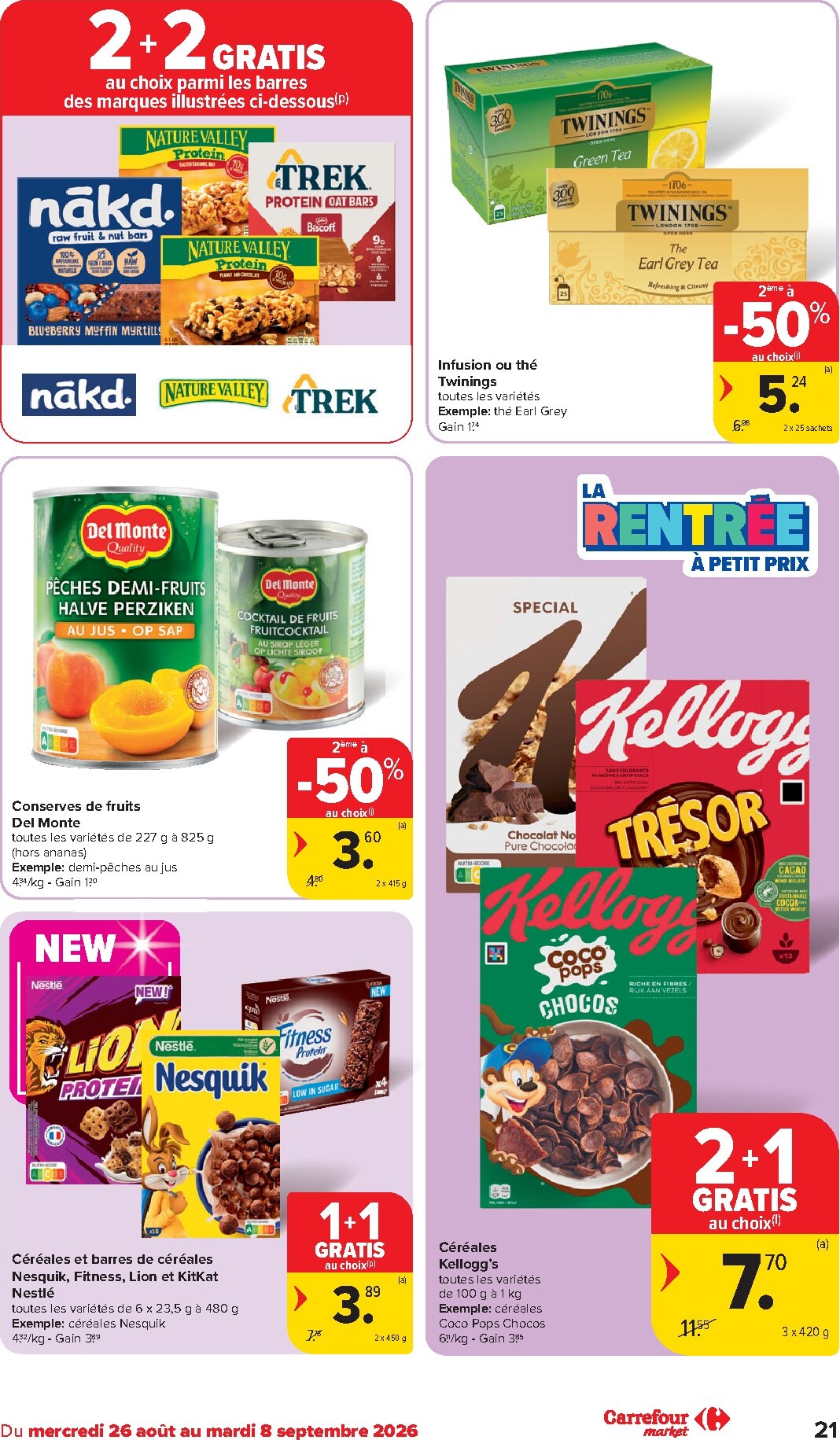 carrefour - Carrefour Market folder voor volgende week van woensdag 26/08/2026 tot dinsdag 01/09/2026 - page: 21