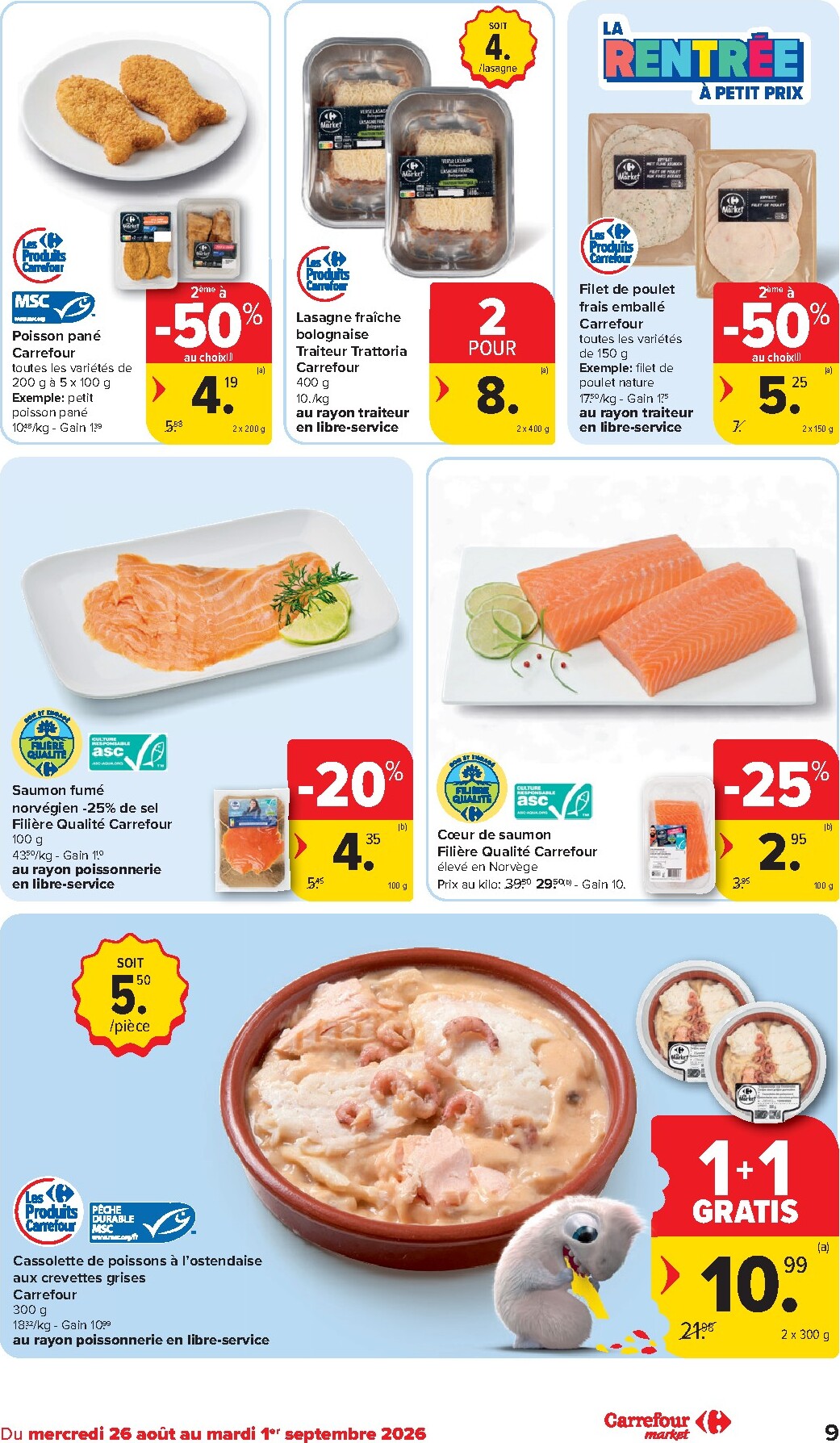 carrefour - Carrefour Market folder voor volgende week van woensdag 26/08/2026 tot dinsdag 01/09/2026 - page: 9