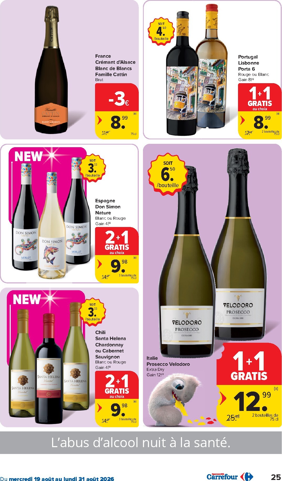 carrefour - Huidige Carrefour Hypermarchés folder geldig van woensdag 19/08/2026 tot maandag 31/08/2026 - page: 25