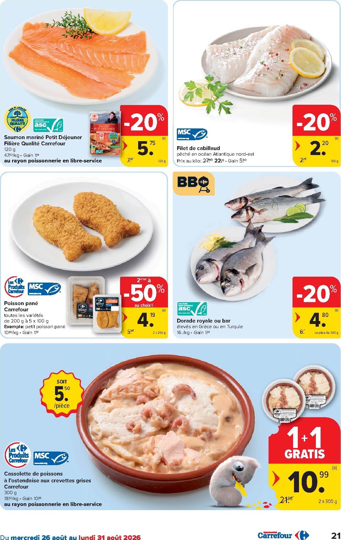 carrefour - Carrefour Hypermarchés folder voor volgende week van woensdag 26/08/2026 tot maandag 07/09/2026 - page: 21