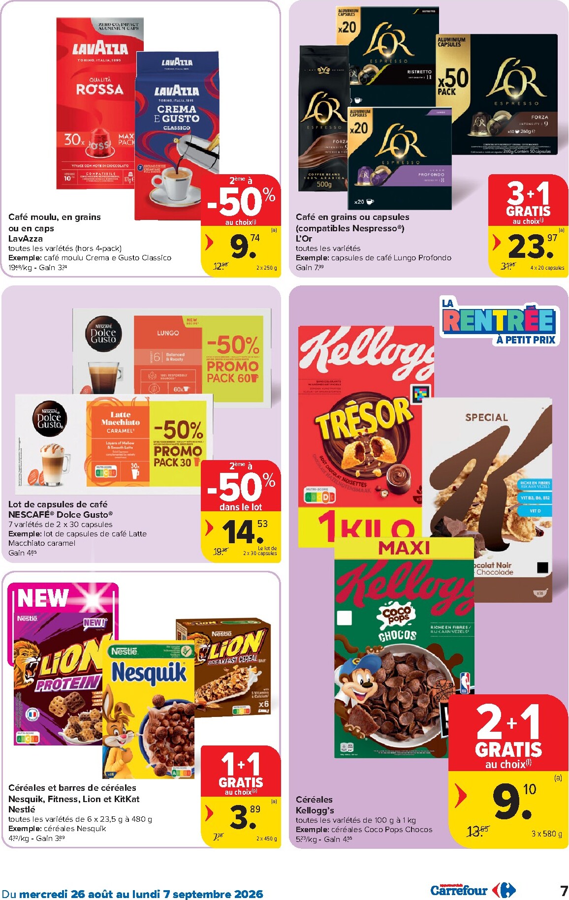 carrefour - Carrefour Hypermarchés folder voor volgende week van woensdag 26/08/2026 tot maandag 07/09/2026 - page: 7