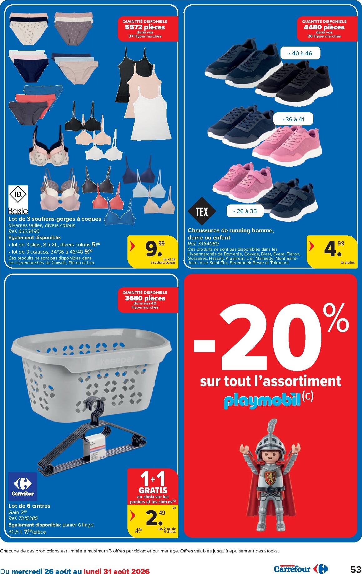 carrefour - Carrefour Hypermarchés folder voor volgende week van woensdag 26/08/2026 tot maandag 07/09/2026 - page: 53