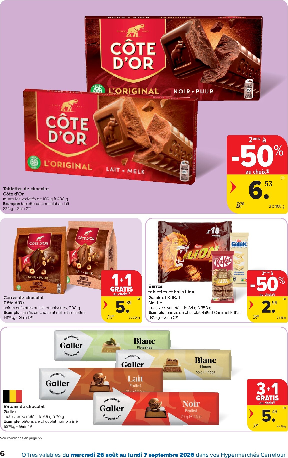 carrefour - Carrefour Hypermarchés folder voor volgende week van woensdag 26/08/2026 tot maandag 07/09/2026 - page: 6