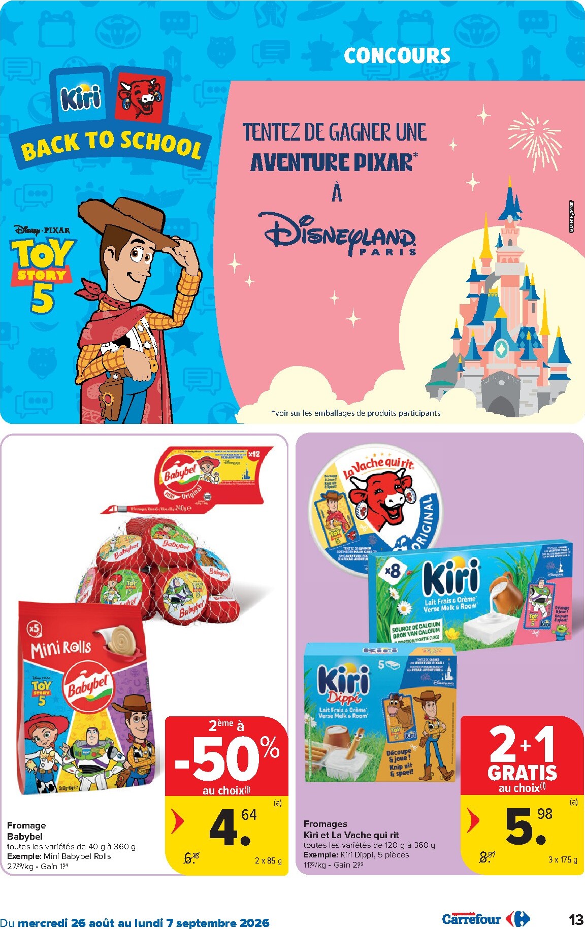 carrefour - Carrefour Hypermarchés folder voor volgende week van woensdag 26/08/2026 tot maandag 07/09/2026 - page: 13