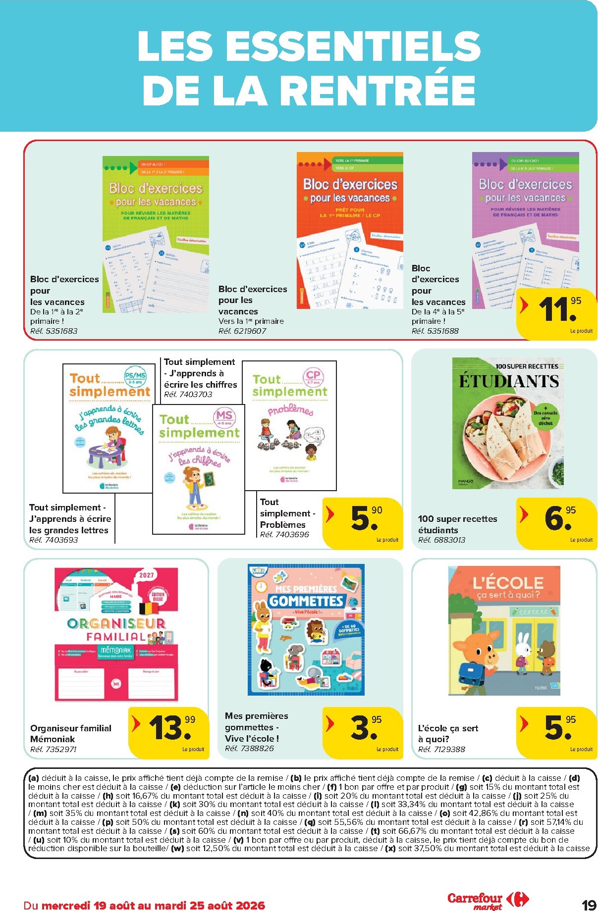 carrefour - Huidige Carrefour Market folder geldig van woensdag 19/08/2026 tot dinsdag 25/08/2026 - page: 19