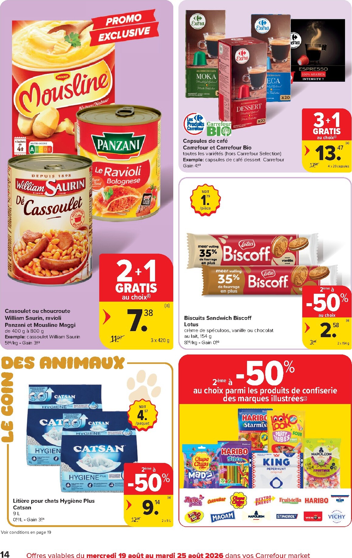 carrefour - Huidige Carrefour Market folder geldig van woensdag 19/08/2026 tot dinsdag 25/08/2026 - page: 14