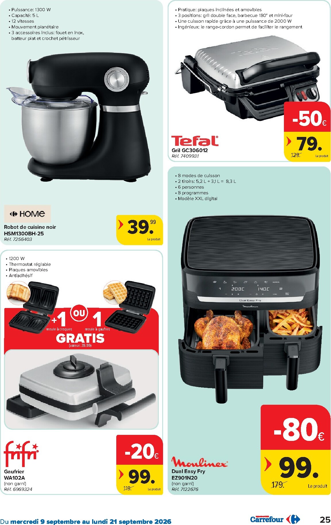carrefour - Carrefour folder voor volgende week van woensdag 09/09/2026 tot maandag 21/09/2026 - page: 25